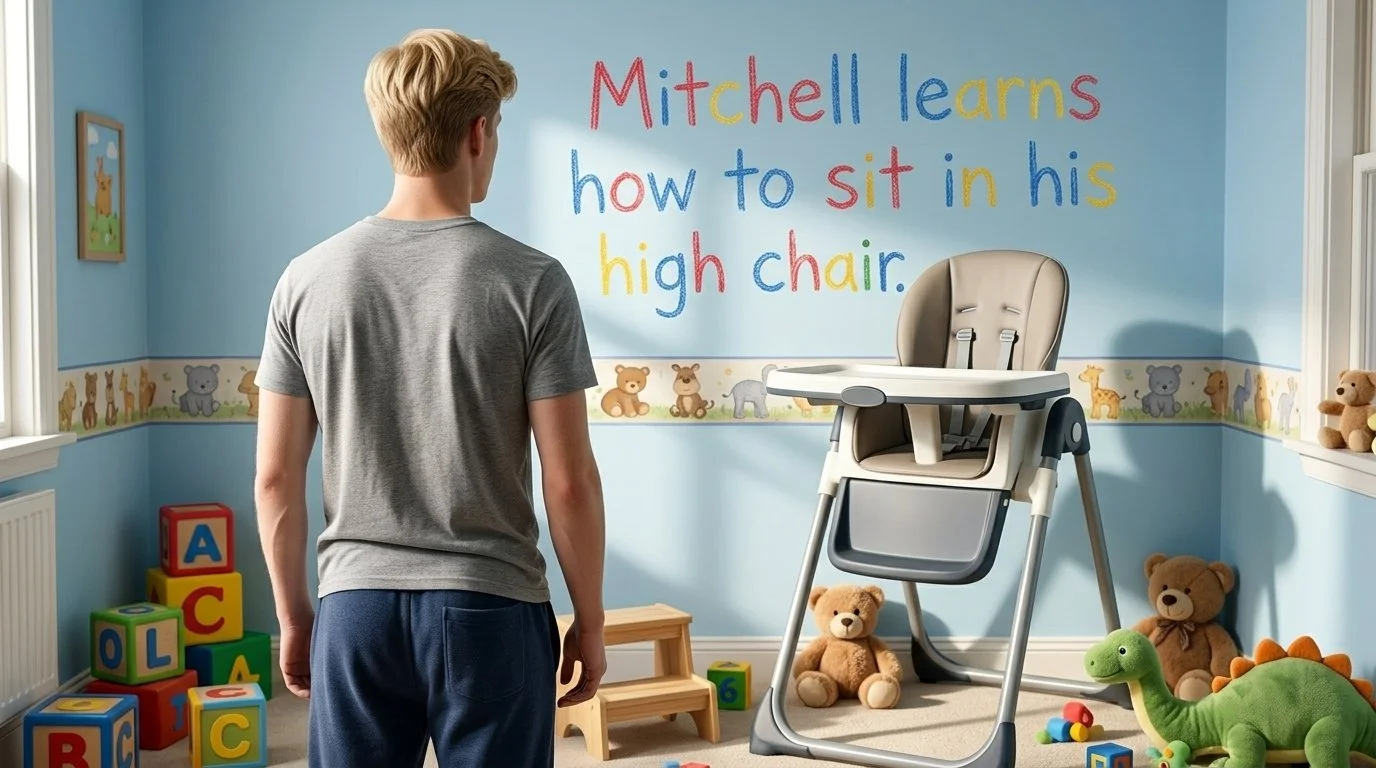 Special: Mitchell Learns How to Sit in His High Chair