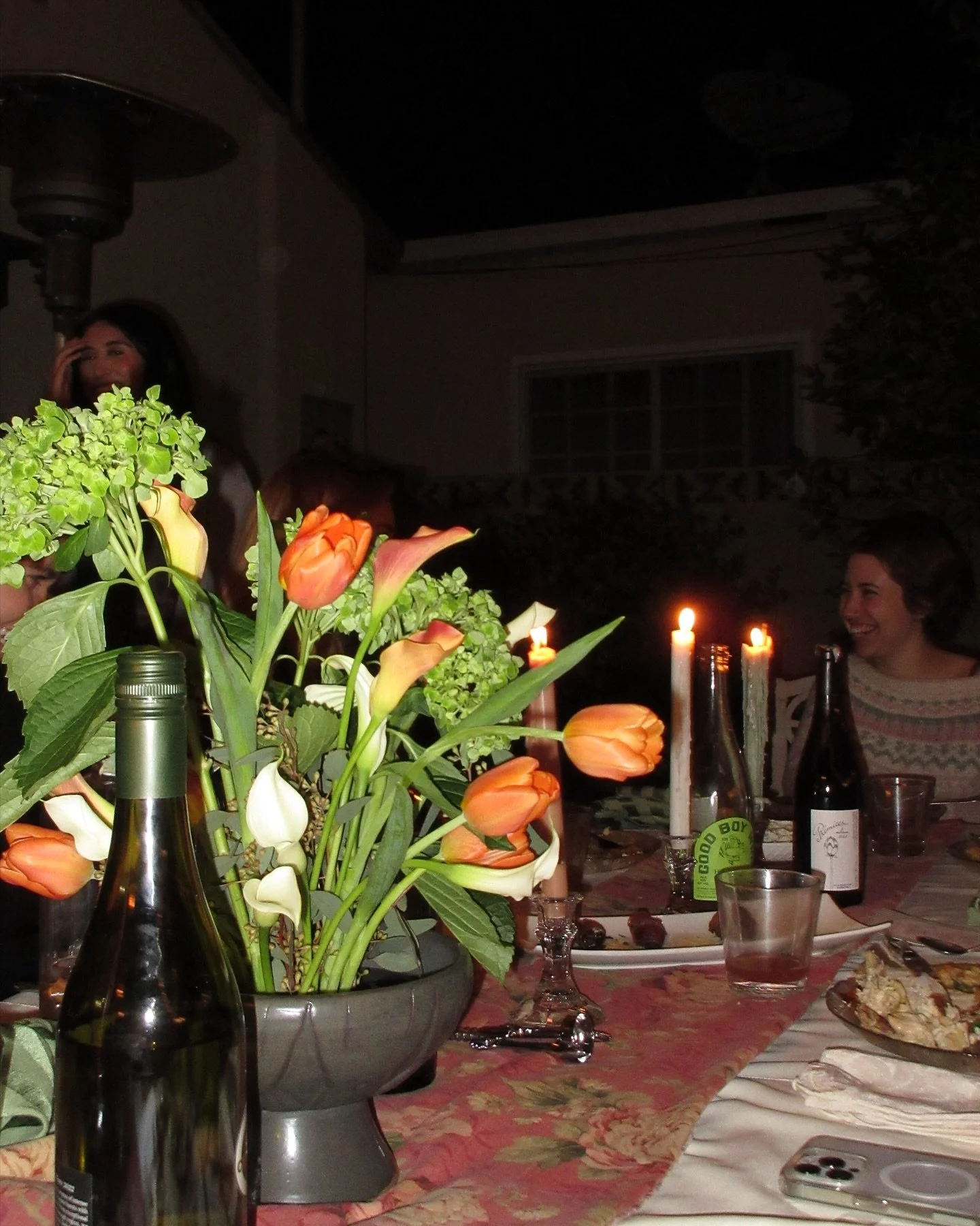 This past weekend, @selahmarrie and I co-hosted a fall-themed dinner party for our friends, cooking a few courses and sharing the food over wine and sweet conversation. We got to use an ikebana-style vessel for the centerpiece that I haven&rsquo;t be