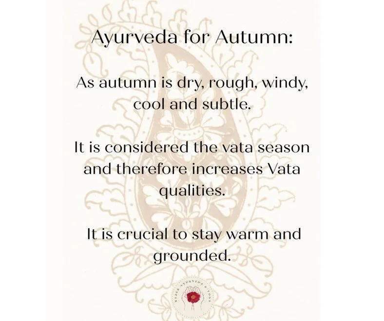 Radiate in Autumn by taking care of your Vata! &hearts;️