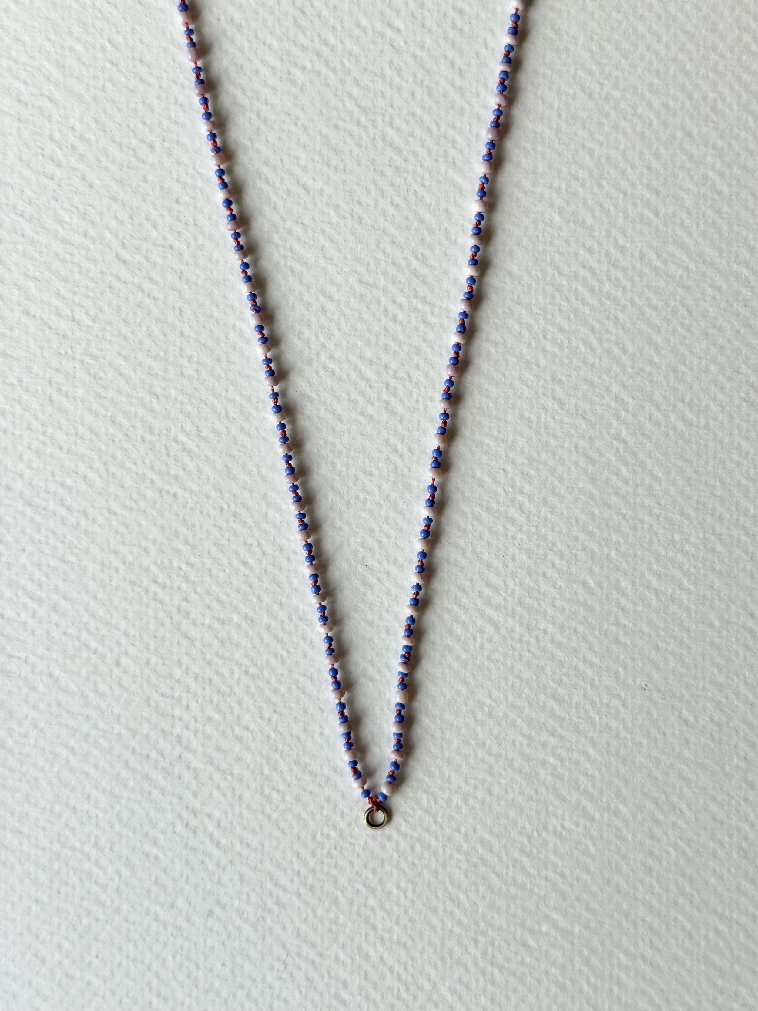 18” Hand Knotted Beaded Necklace