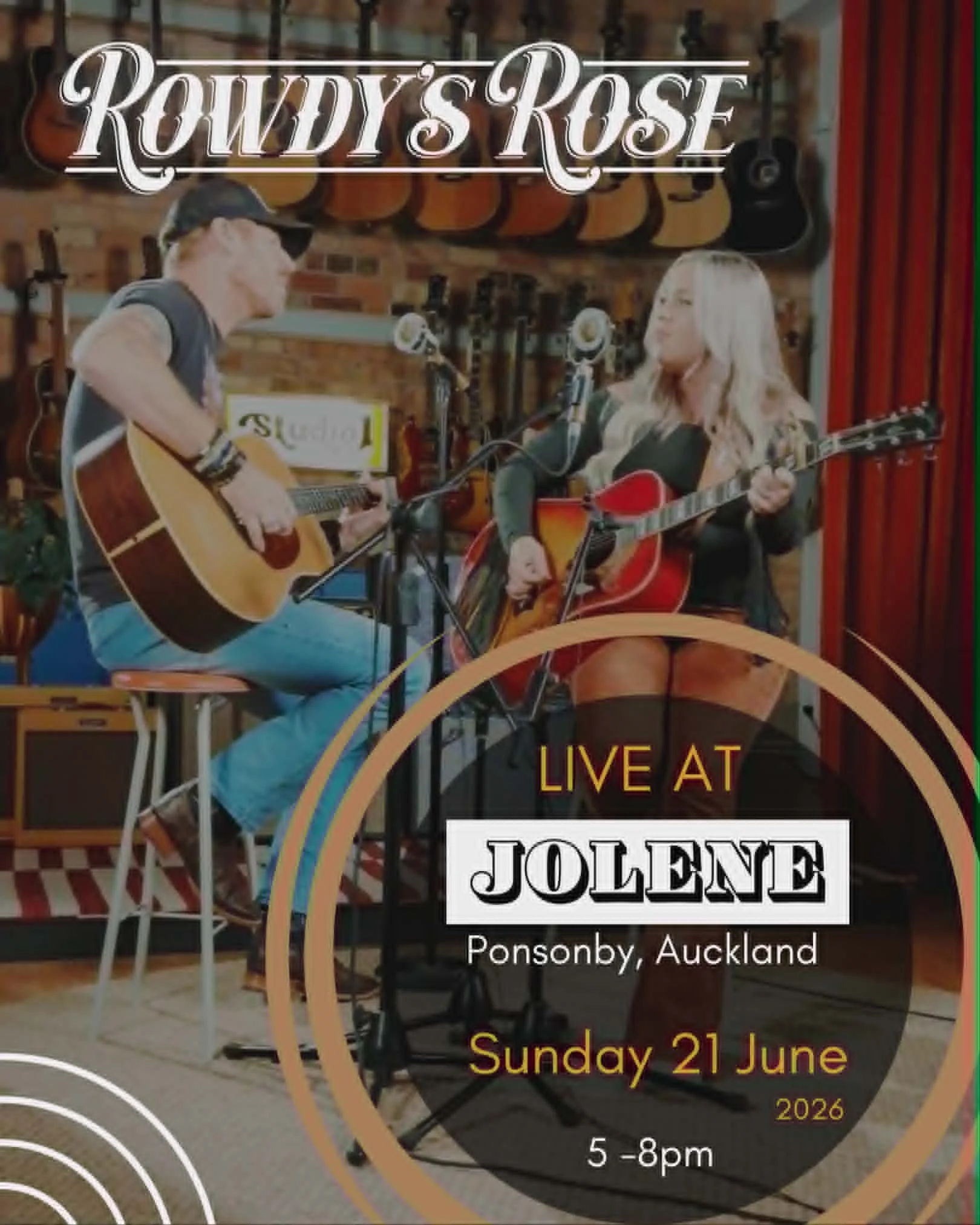 Rowdy's Rose live at Jolene Bar - Ponsonby, Auckland