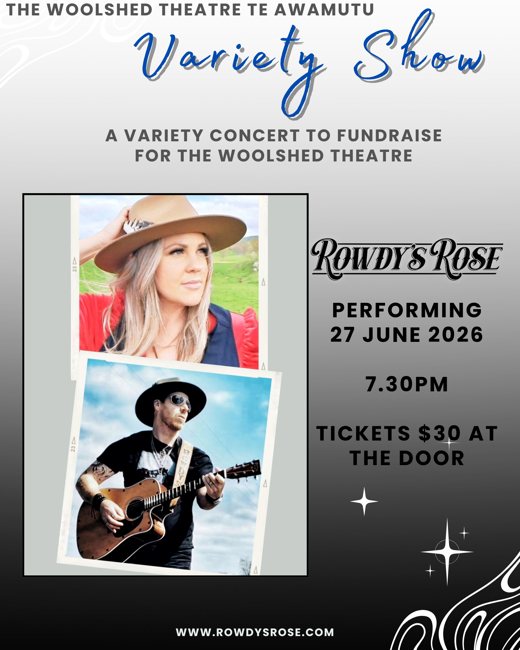 Variety Show - The Woolshed Theatre Fundraiser - Te Awamutu