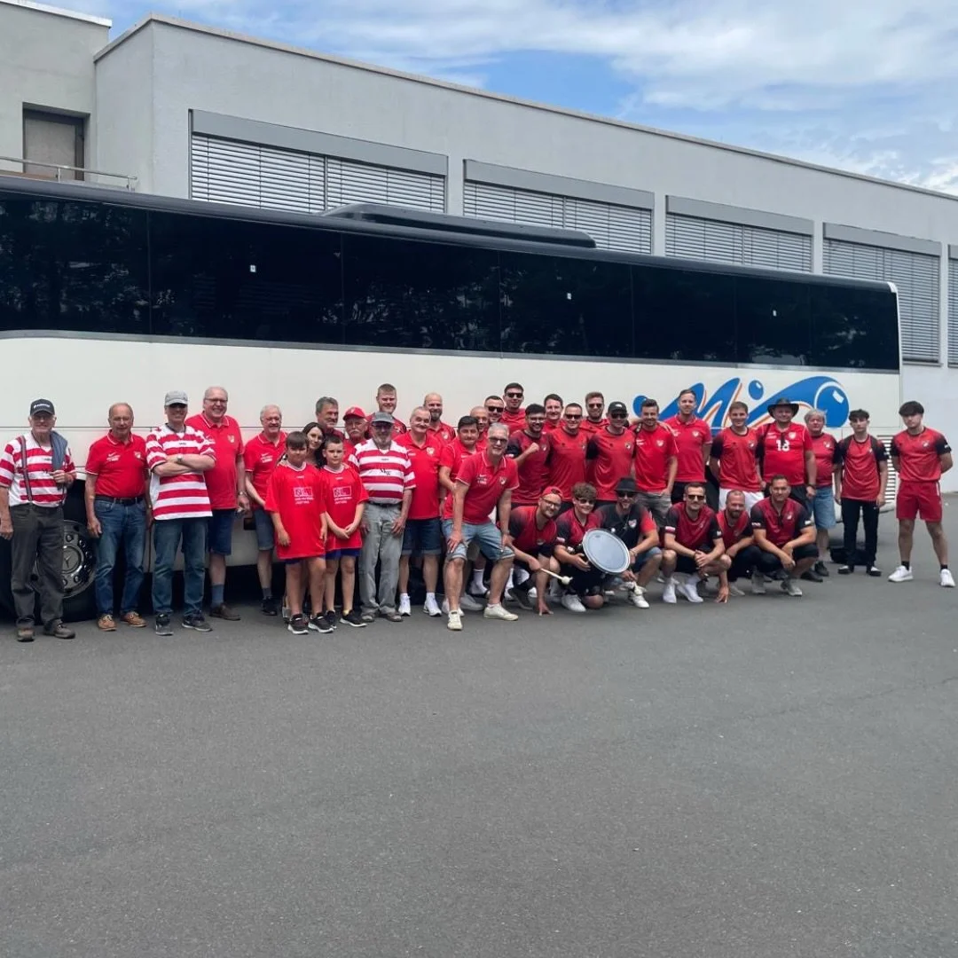 ++ GEMEINSAM ON TOUR 🚌 ++ 

An dieser Stelle m&ouml;chten wir uns nochmals herzlich bei allen bedanken, die uns am Samstag unterst&uuml;tzt haben. Egal ob mit dem Bus oder mit dem eigenen Auto, die weite Anreise auf sich zu nehmen, ist keineswegs se