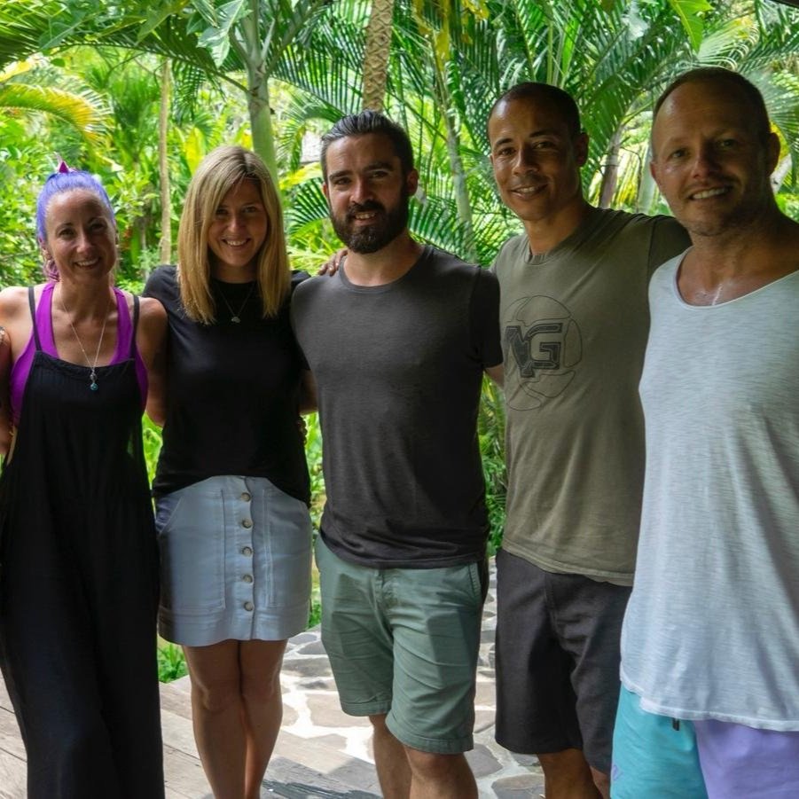 Laura Craig with Juels Pellow, Int'l Artist, Nick Moss, Functional Neurologist, and Scott Robinson, The Brain Guy, Darren Cox, Total Reformation