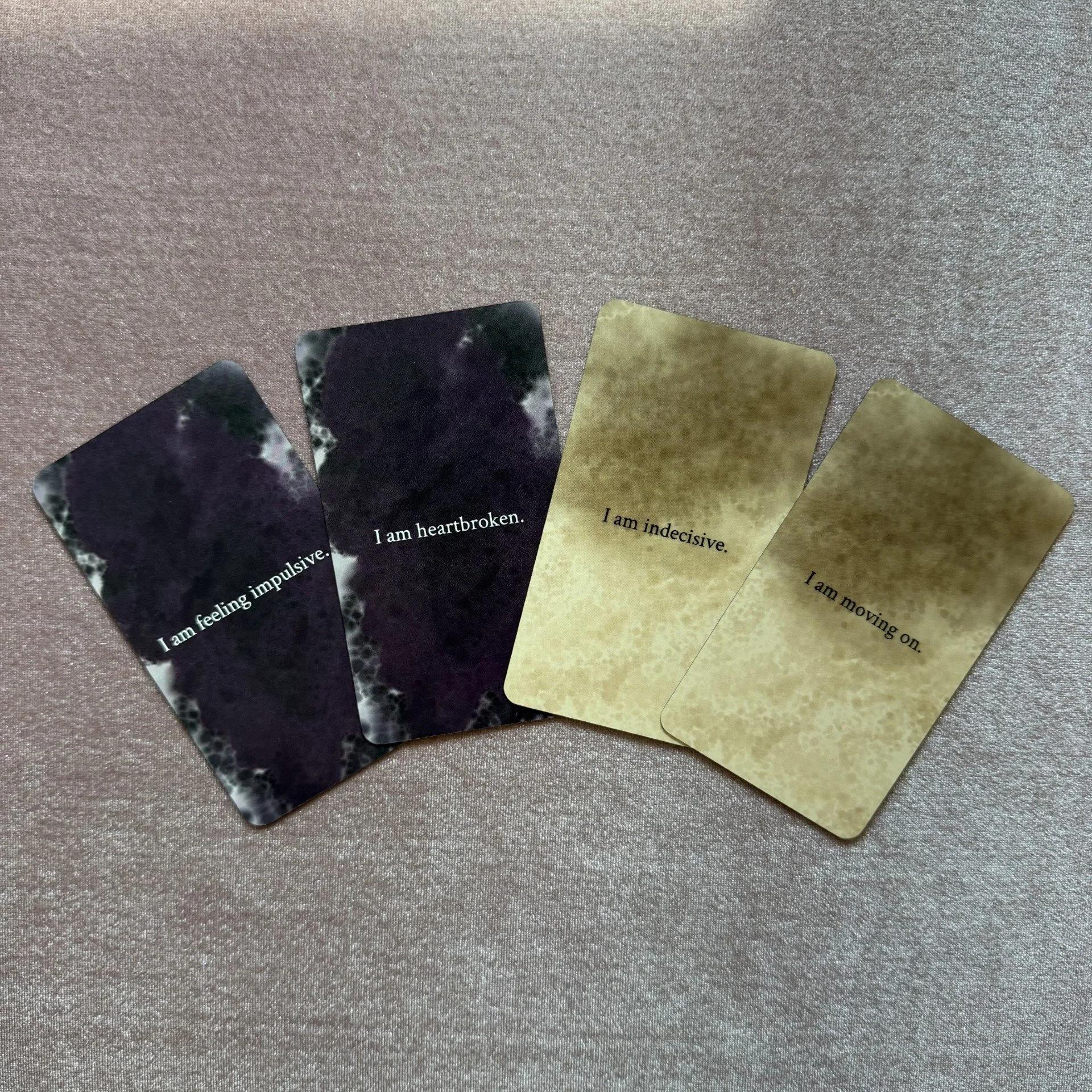 Empowered Message Cards Shadow and Light cards showing subjective and shadow messages