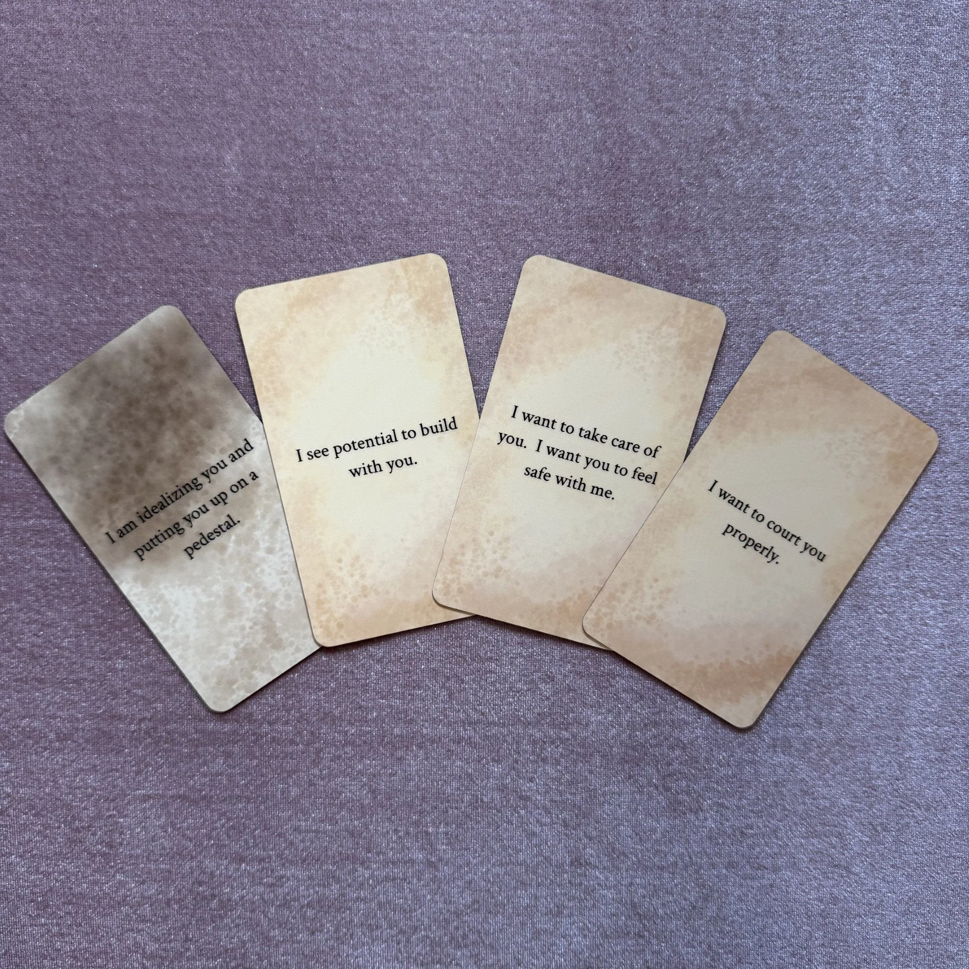 Empowered Message Cards Shadow and Light showing light and subjective messages