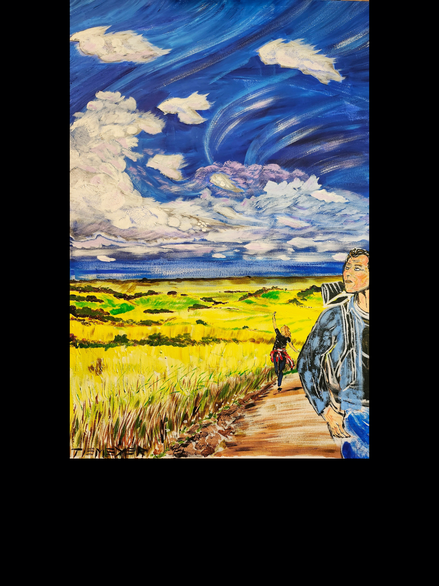 "tallgrass" 24x36 acrylic on canvas