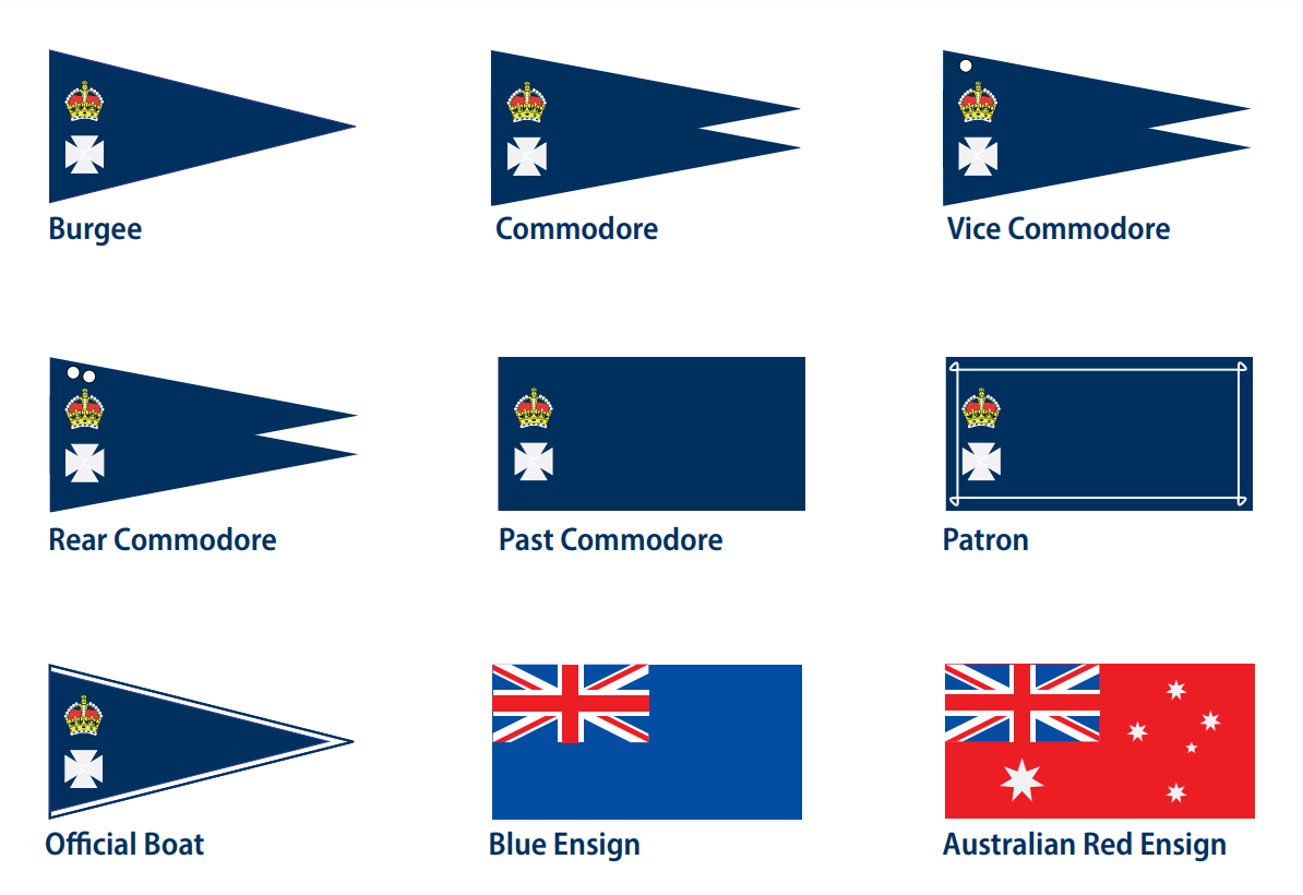 Flags of the RSAYS — Royal South Australian Yacht Squadron