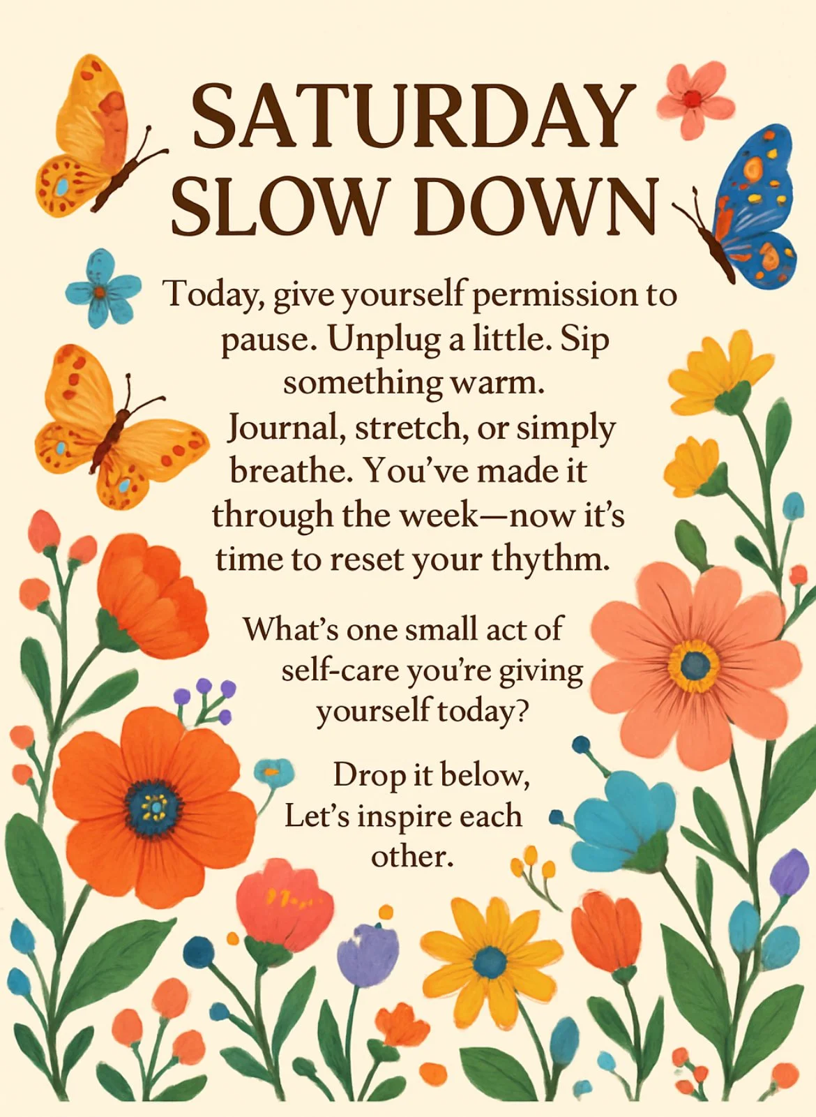 Saturday Reset: 5 Tips to Beat That Overwhelmed Feeling
