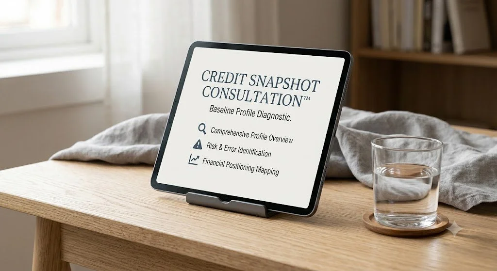 Credit Snapshot Consultation™ | Baseline Profile Diagnostic