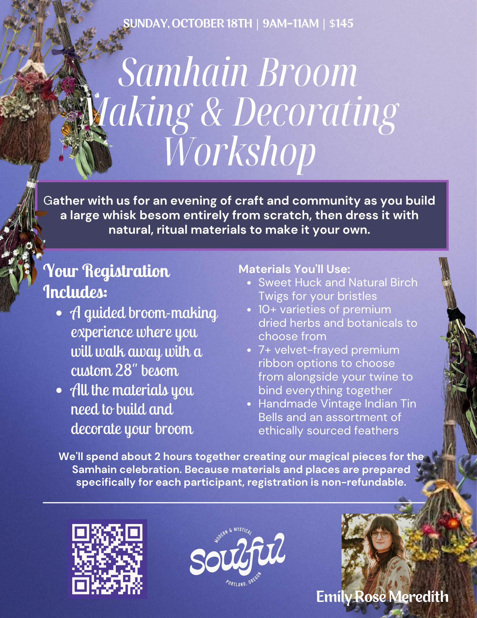 Samhain Broom Making & Decorating Workshop