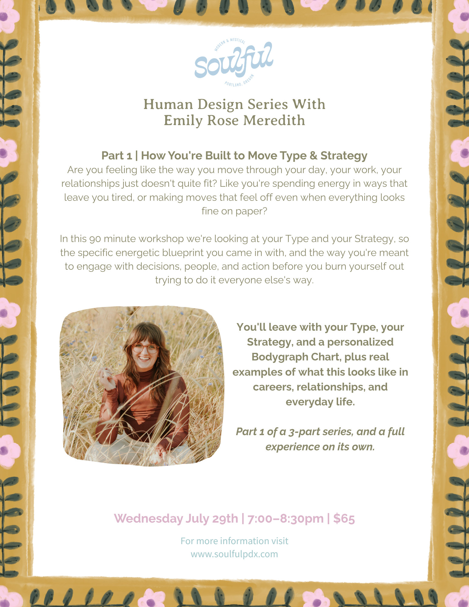 Human Design Series with Emily Rose Meredith- Part 1 | How You're Built to Move Type & Strategy