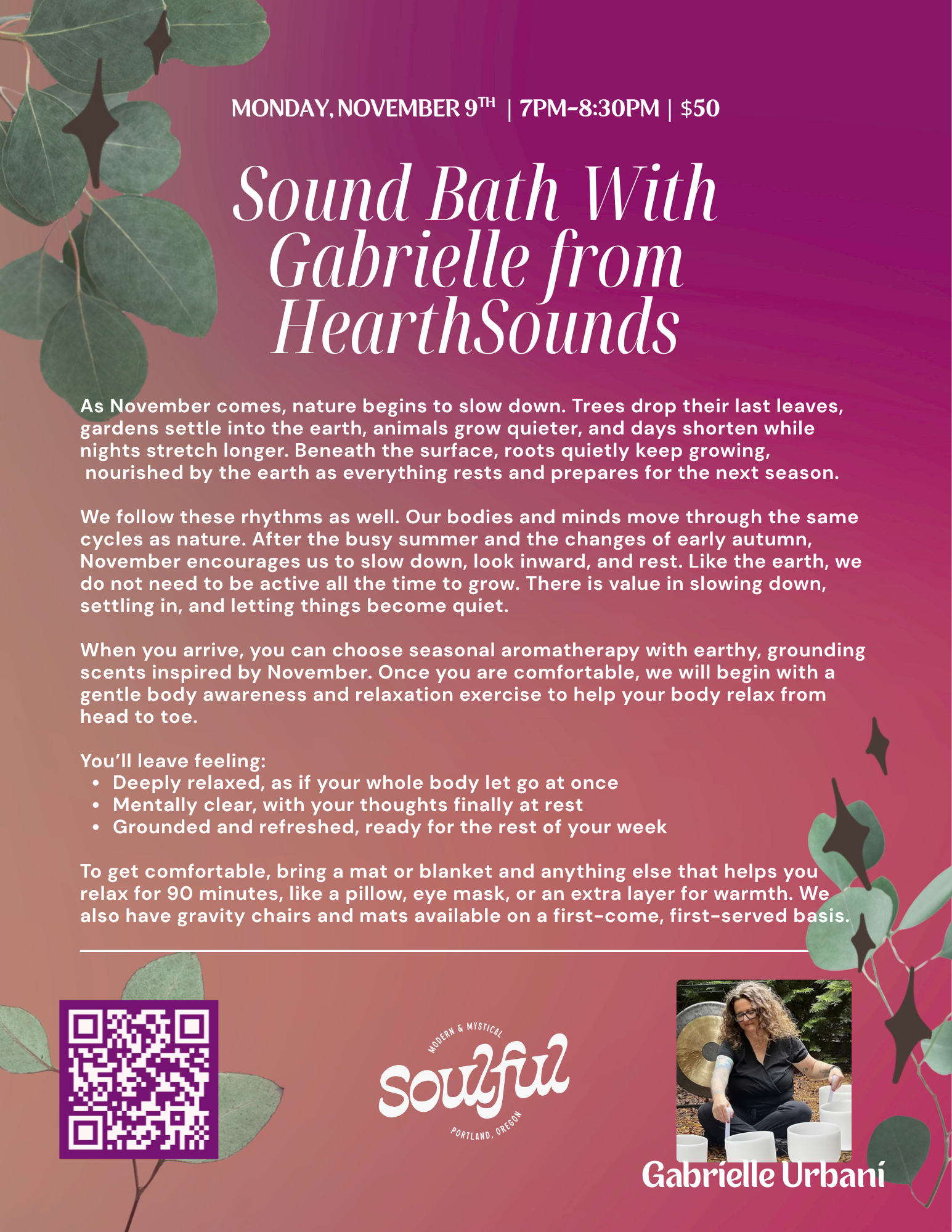 Sound Bath With Gabrielle from  HearthSounds 503