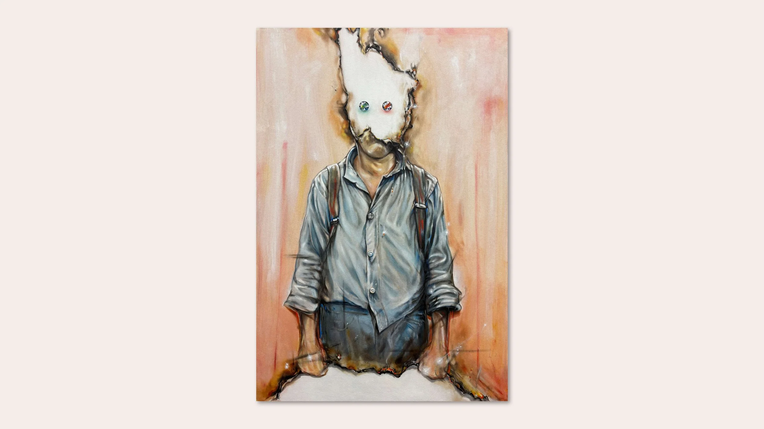 Blind alleys, 2026. Oil on canvas, 94 x 60cm