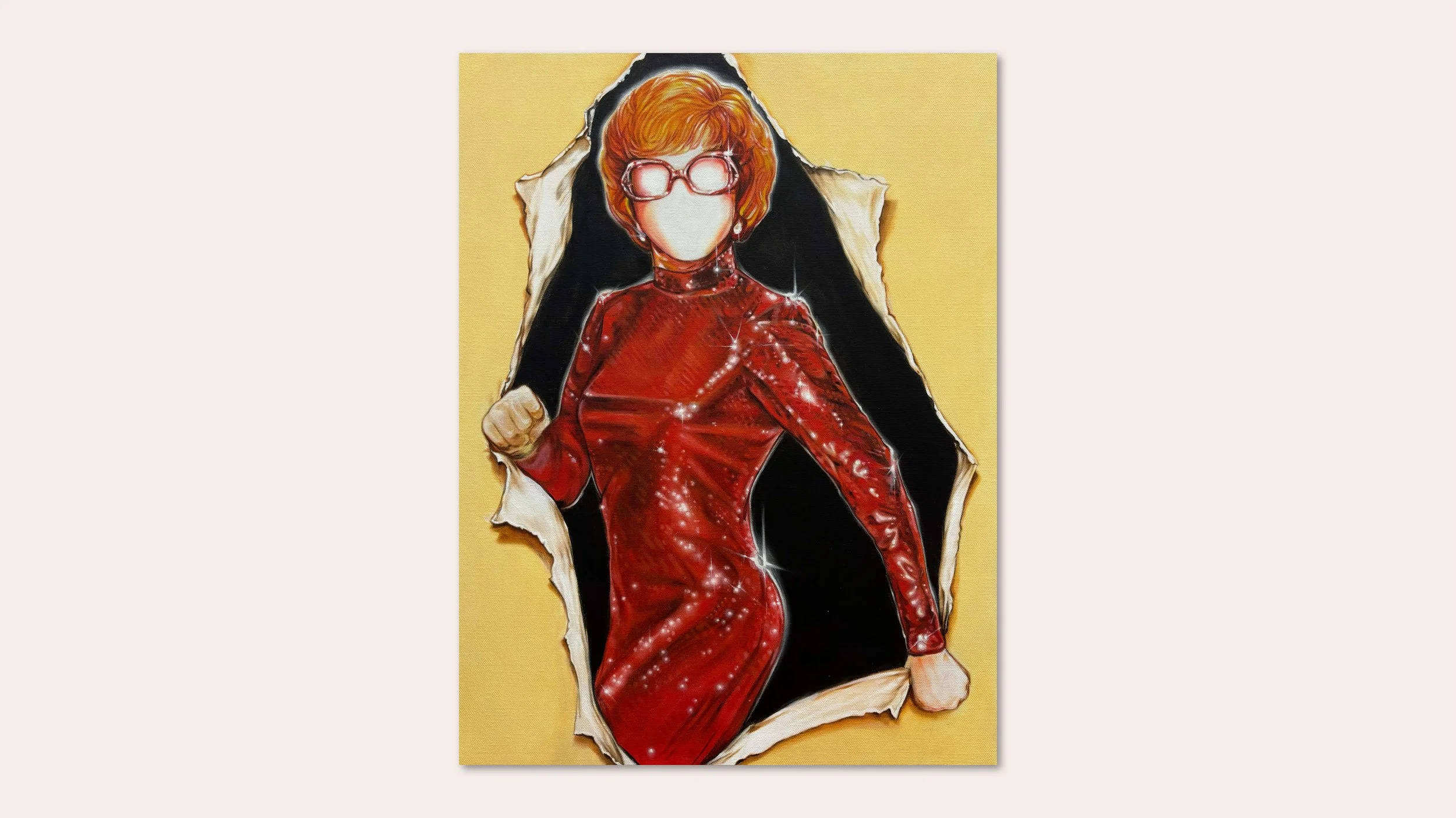 Between dreams, 2026. Oil on canvas, 60 x 45cm