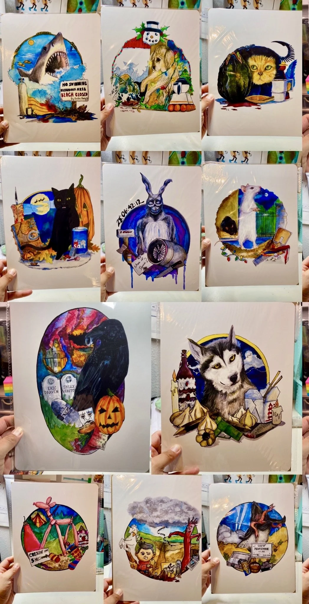 Creature Feature Large Prints