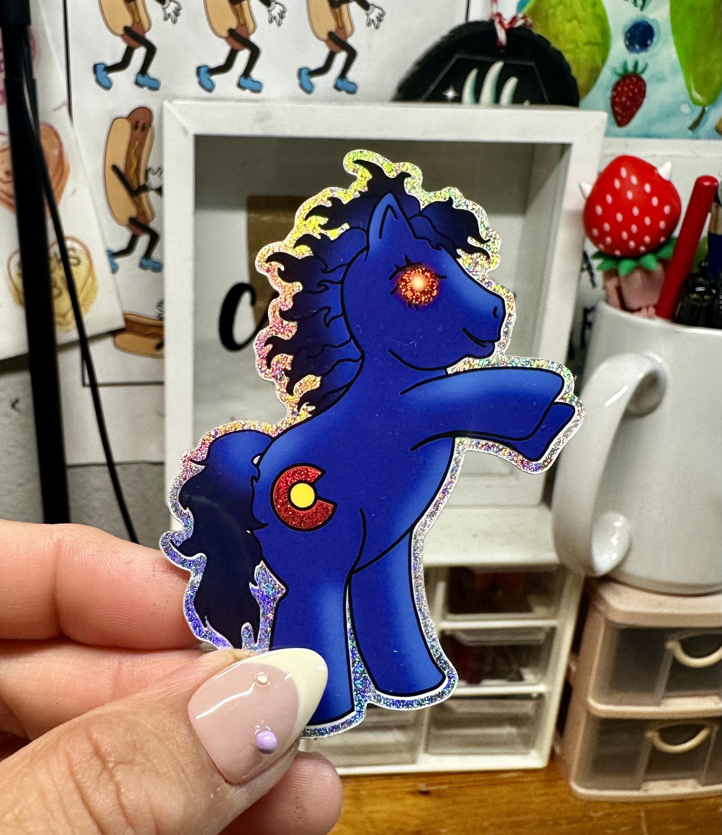My Little Blucifer Sticker