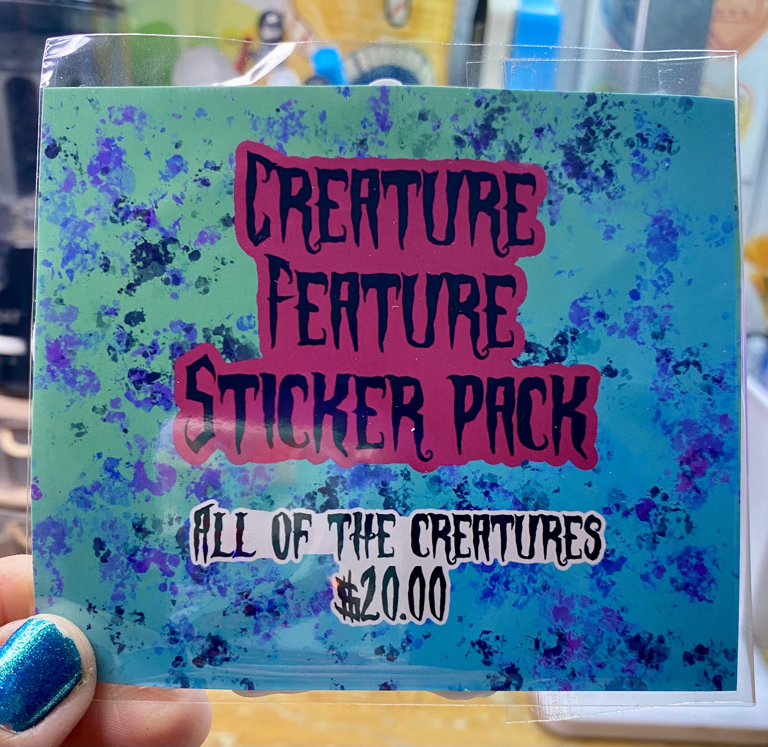 Creature Feature Sticker Pack