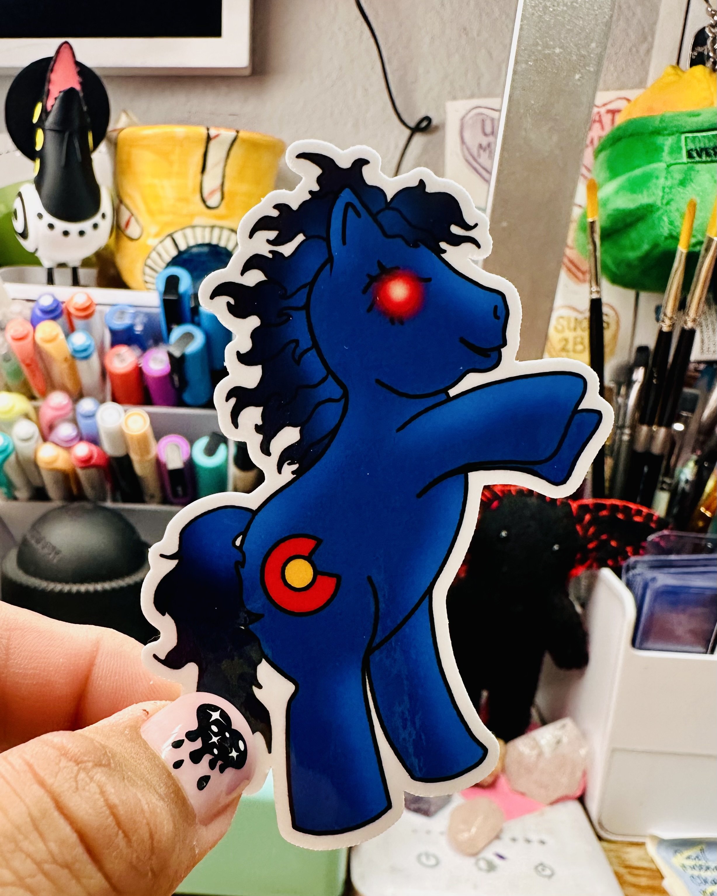 My Little Blucifer Sticker