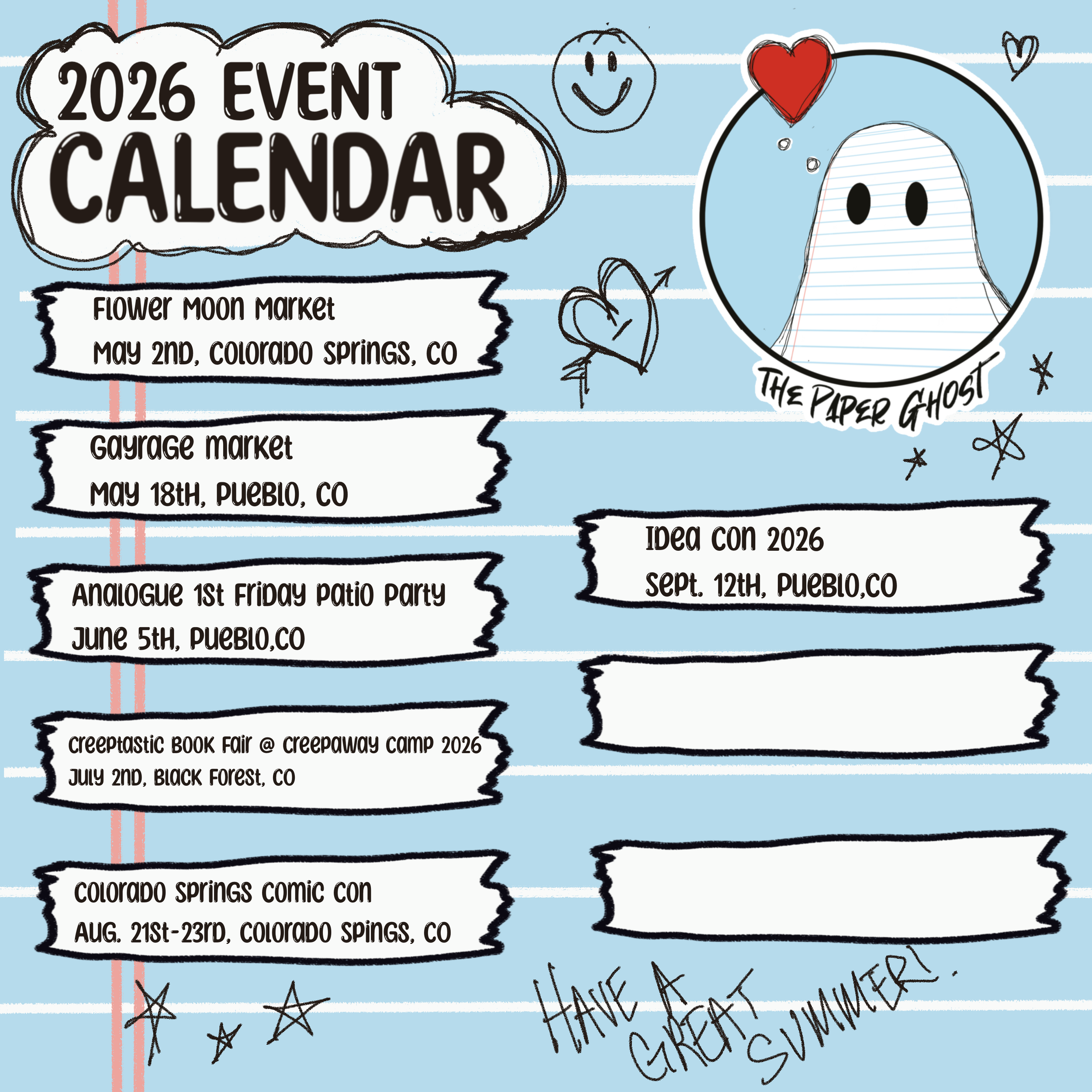 Calendar of Events