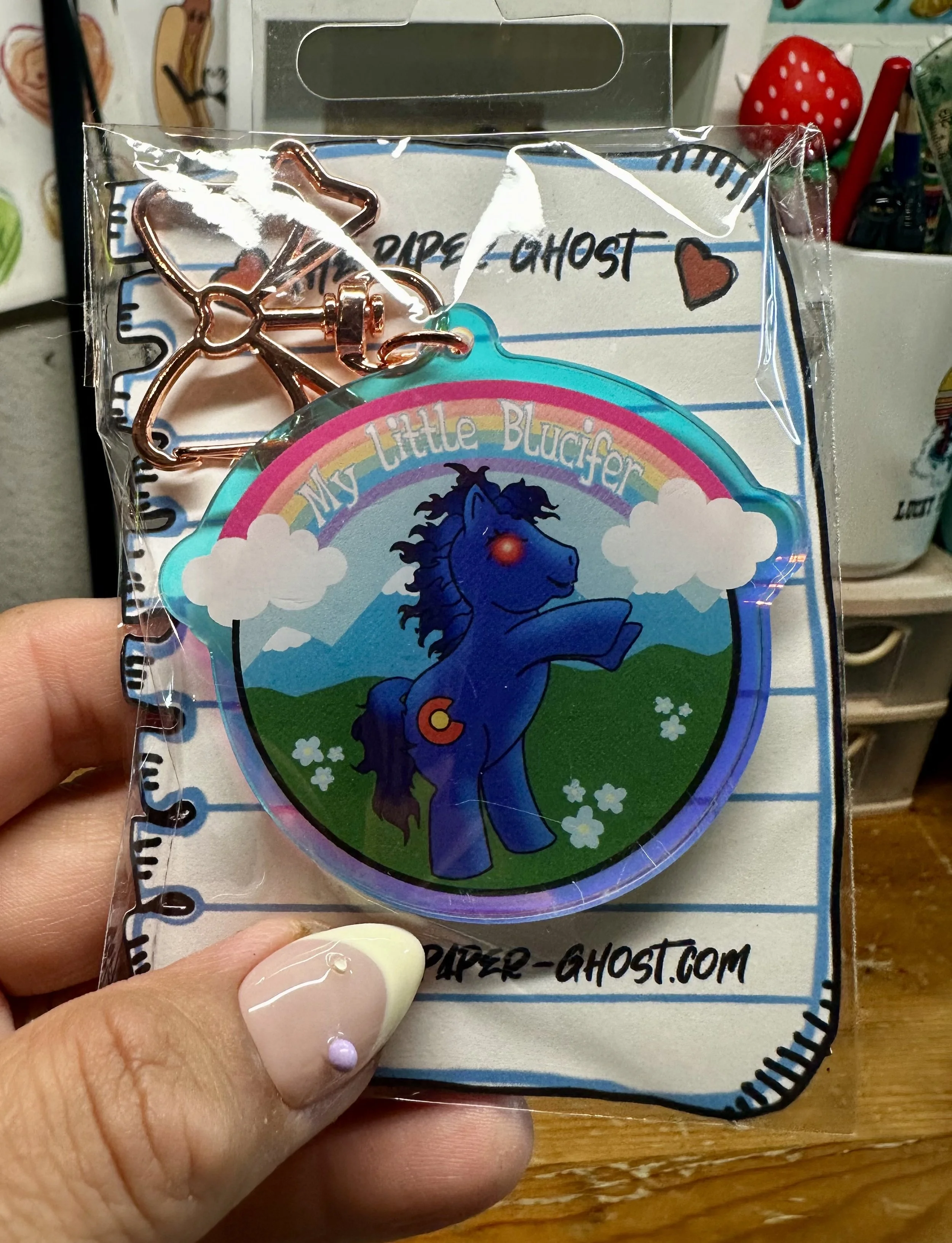 My Little Blucifer Keychain 2.0