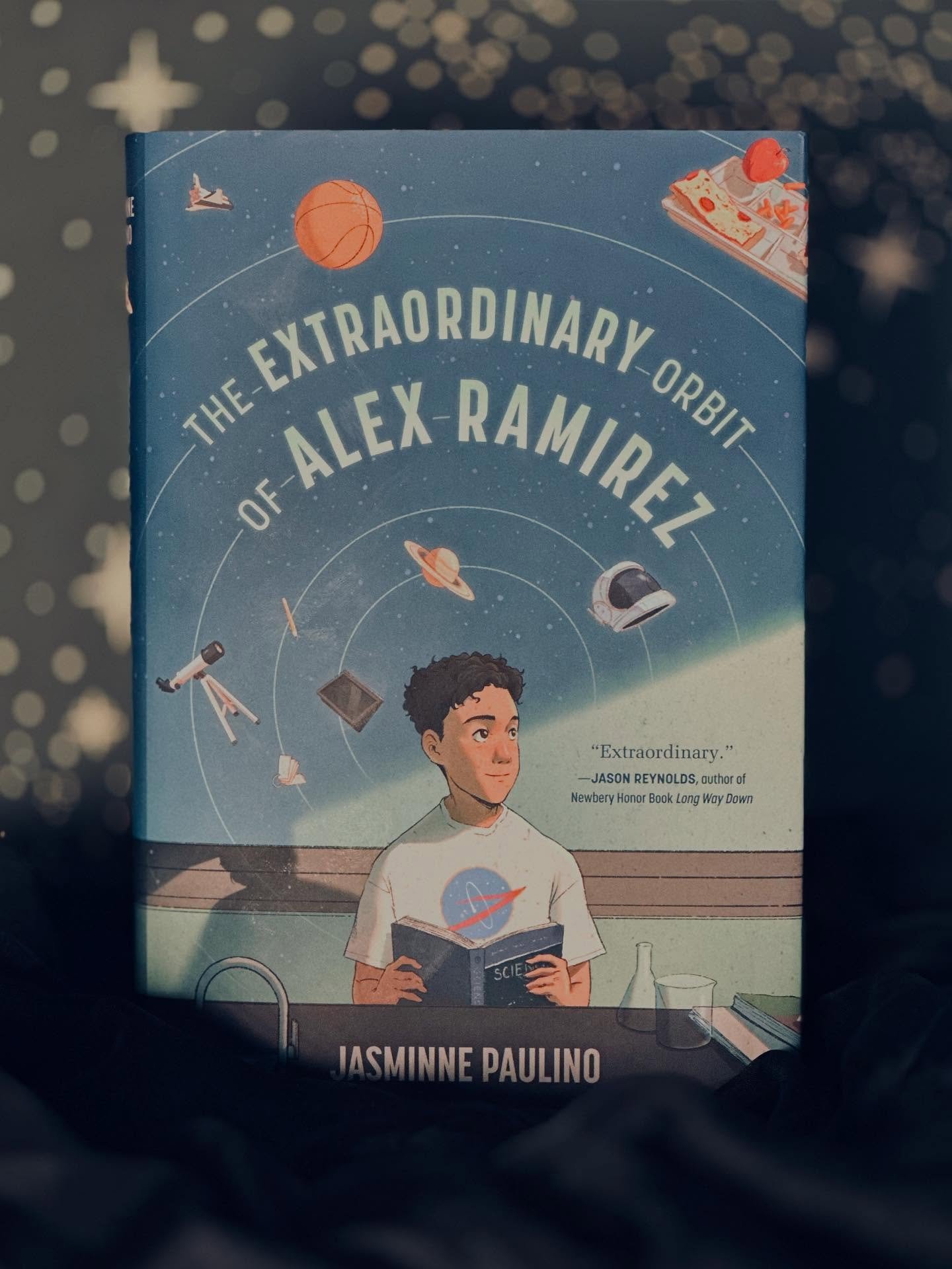 Happy book birthday to THE EXTRAORDINARY ORBIT OF ALEX RAMIREZ! I still remember where I was sitting when I read the opening pages of @jasminne.notes&rsquo; debut novel first time and  had that lightning bolt thought of &ldquo;oooh I&rsquo;m going to
