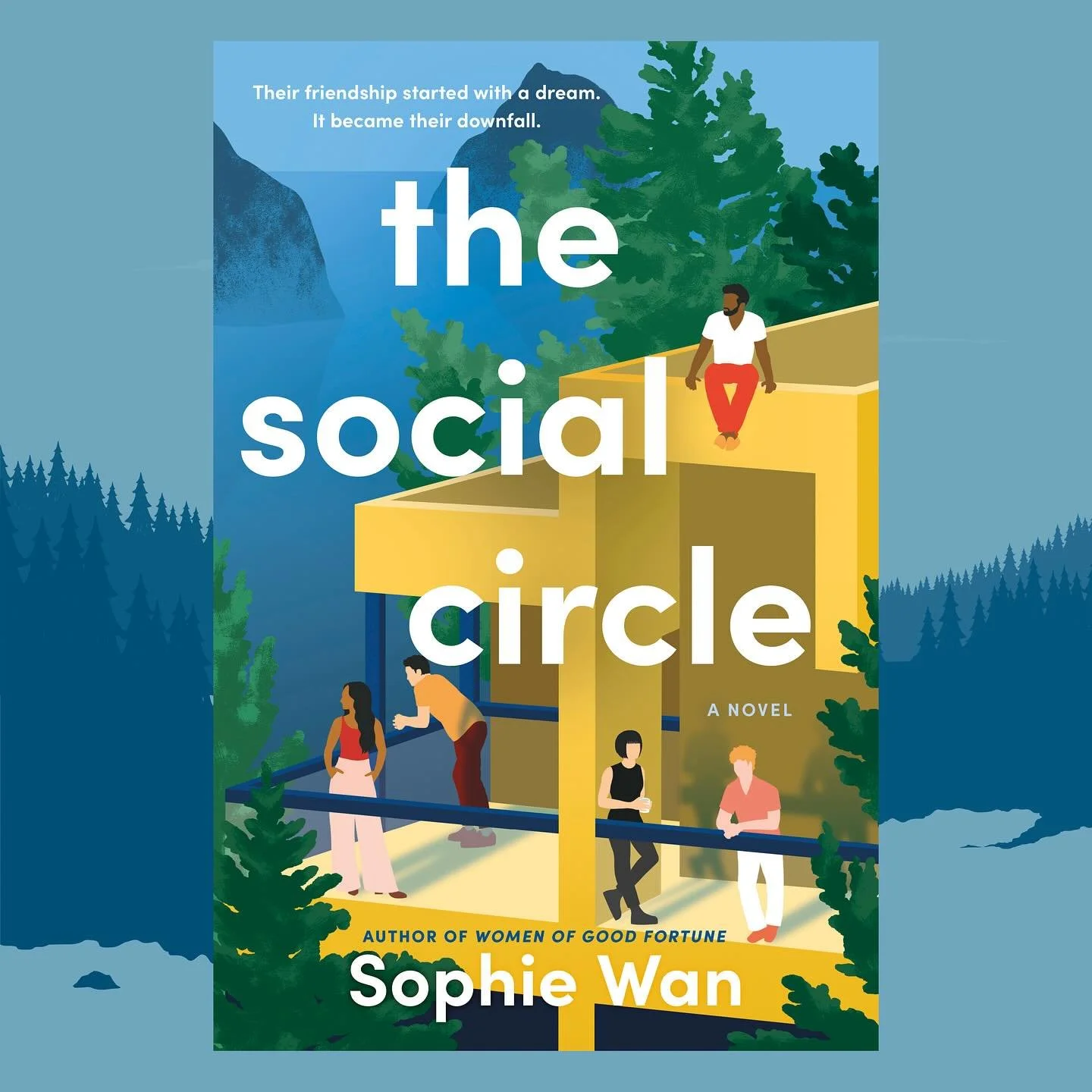 I&rsquo;m so pleased to share the cover of @thesophiewan&rsquo;s next novel, coming March 3! THE SOCIAL CIRCLE follows a group of college friends who found a social media empire together&hellip;.and their reunion ten years later after a catastrophic 