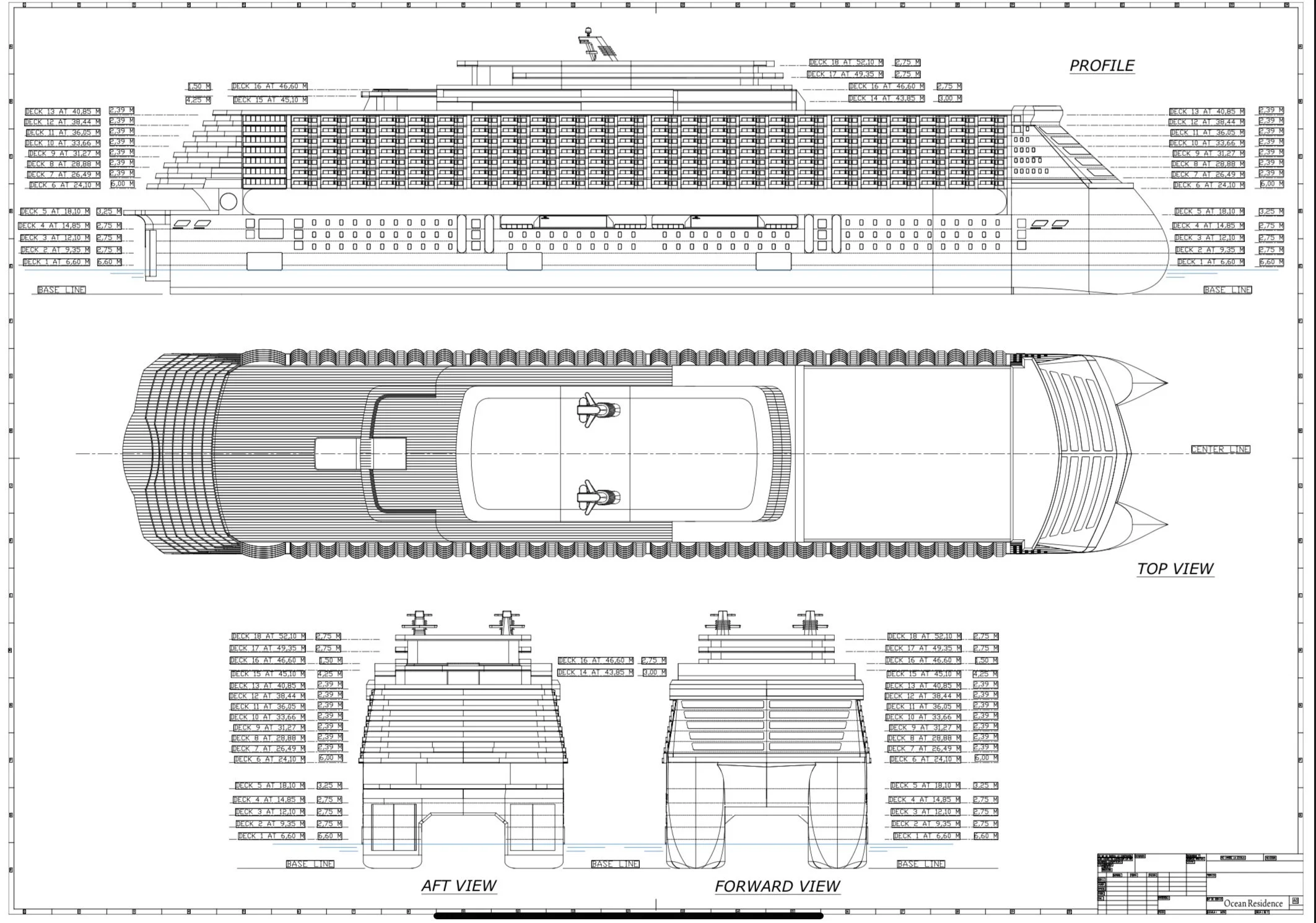 High-End Rendering of Vessel Exterior / Venue Space