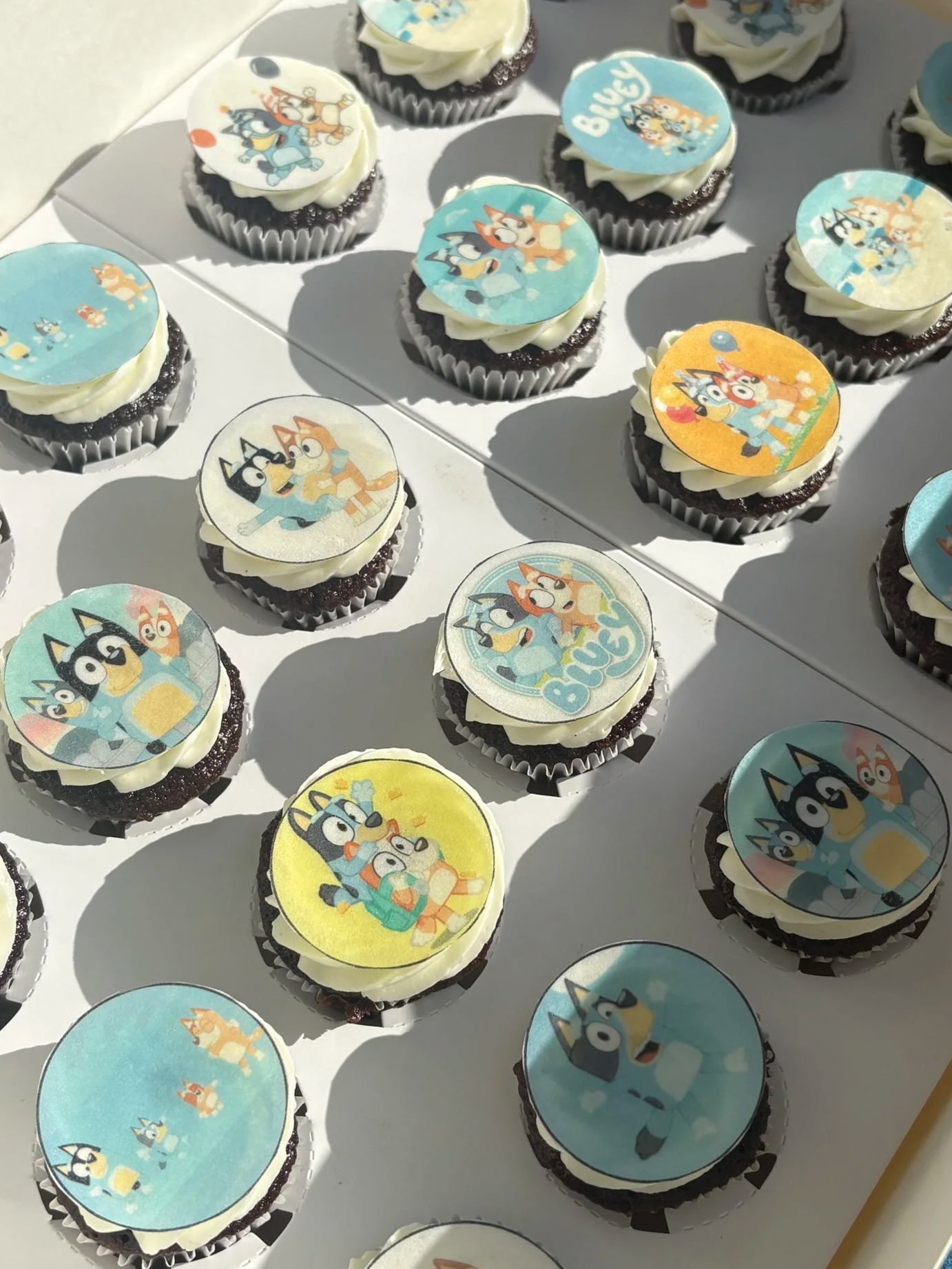 Custom Mini Chocolate Cupcakes