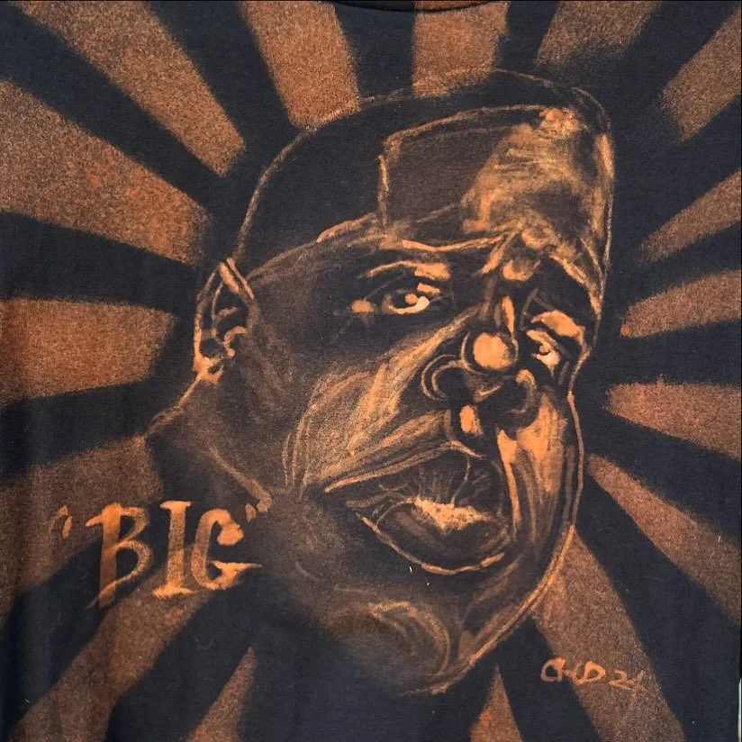 Biggie Smalls 

size S
still available

#bleachartist #austintexas