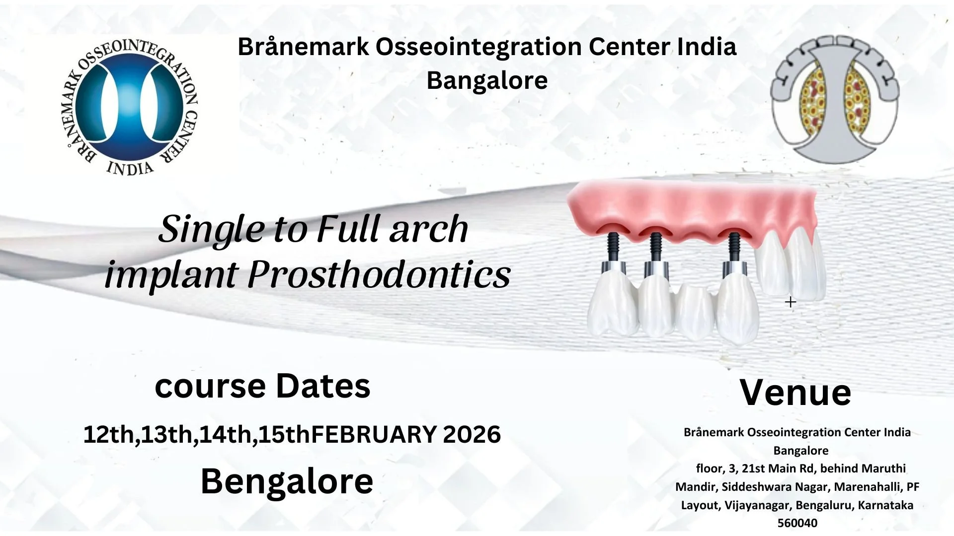 Comprehensive Implant Prosthetic course 