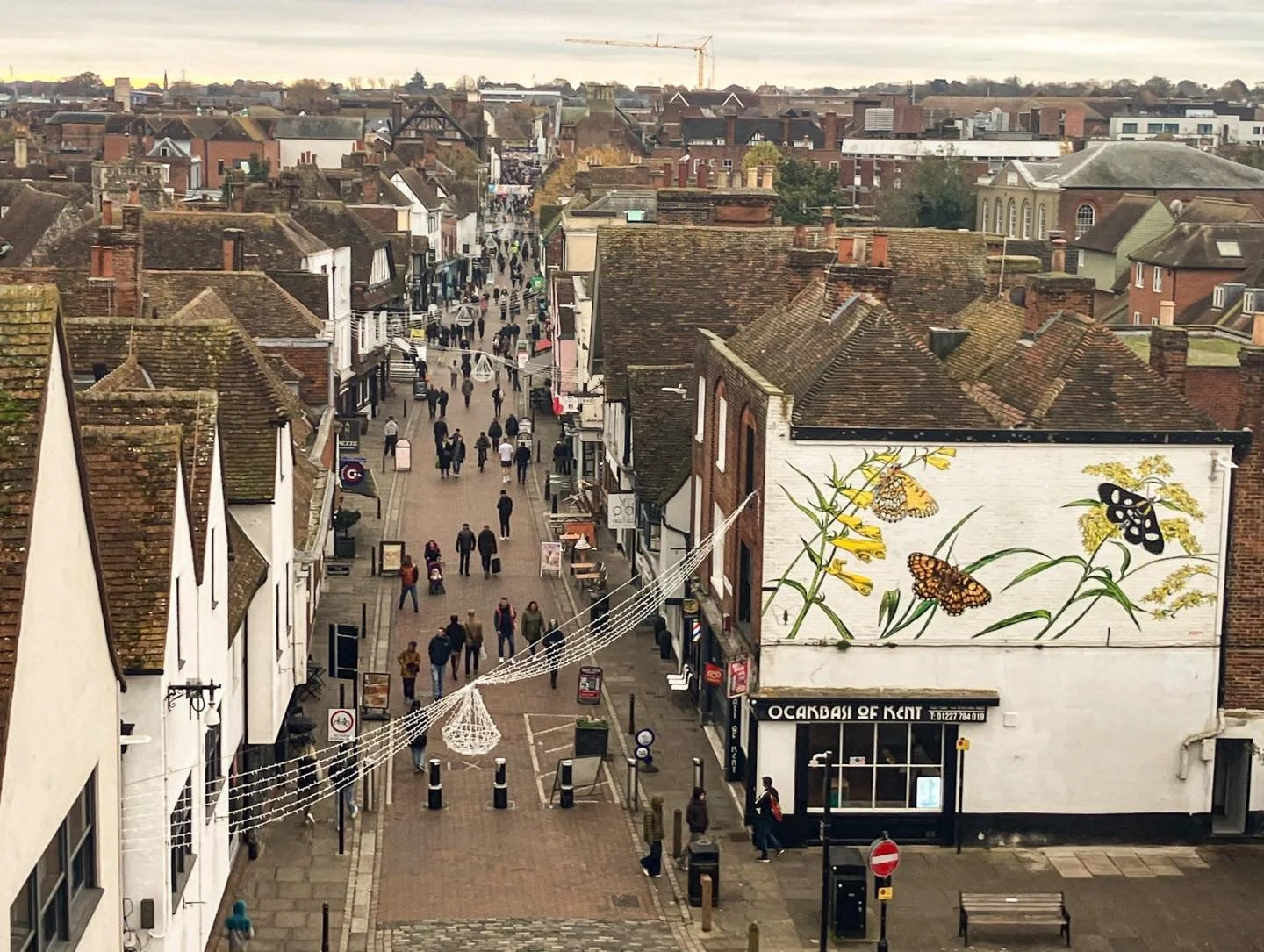 View of Canterbury from above!
