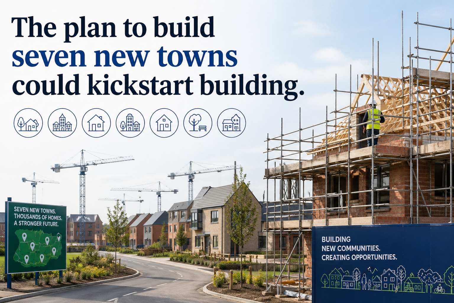 April Newsletter: The government has just announced a National Housing Bank and plans to build seven new towns