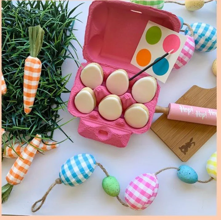 Egg Carton PYO mini cookies