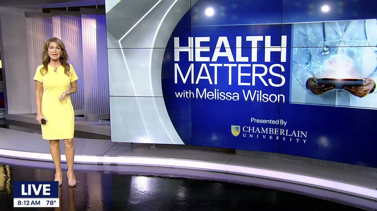 Melissa Wilson on FOX 26 Houston’s Health Matters during a segment featuring Stay At Home Texas.