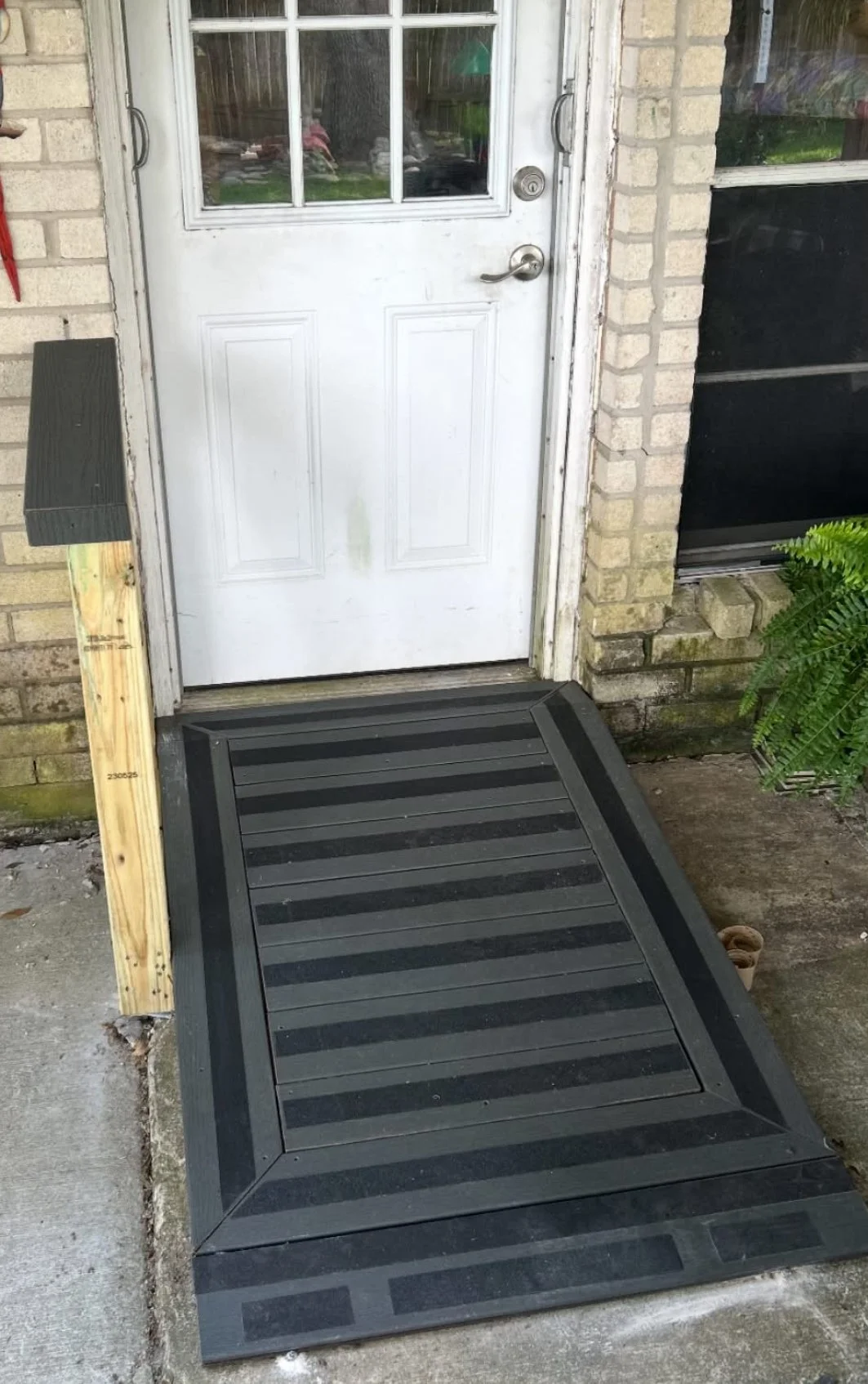Wheelchair ramp and accessible home entry designed to improve safety and mobility access