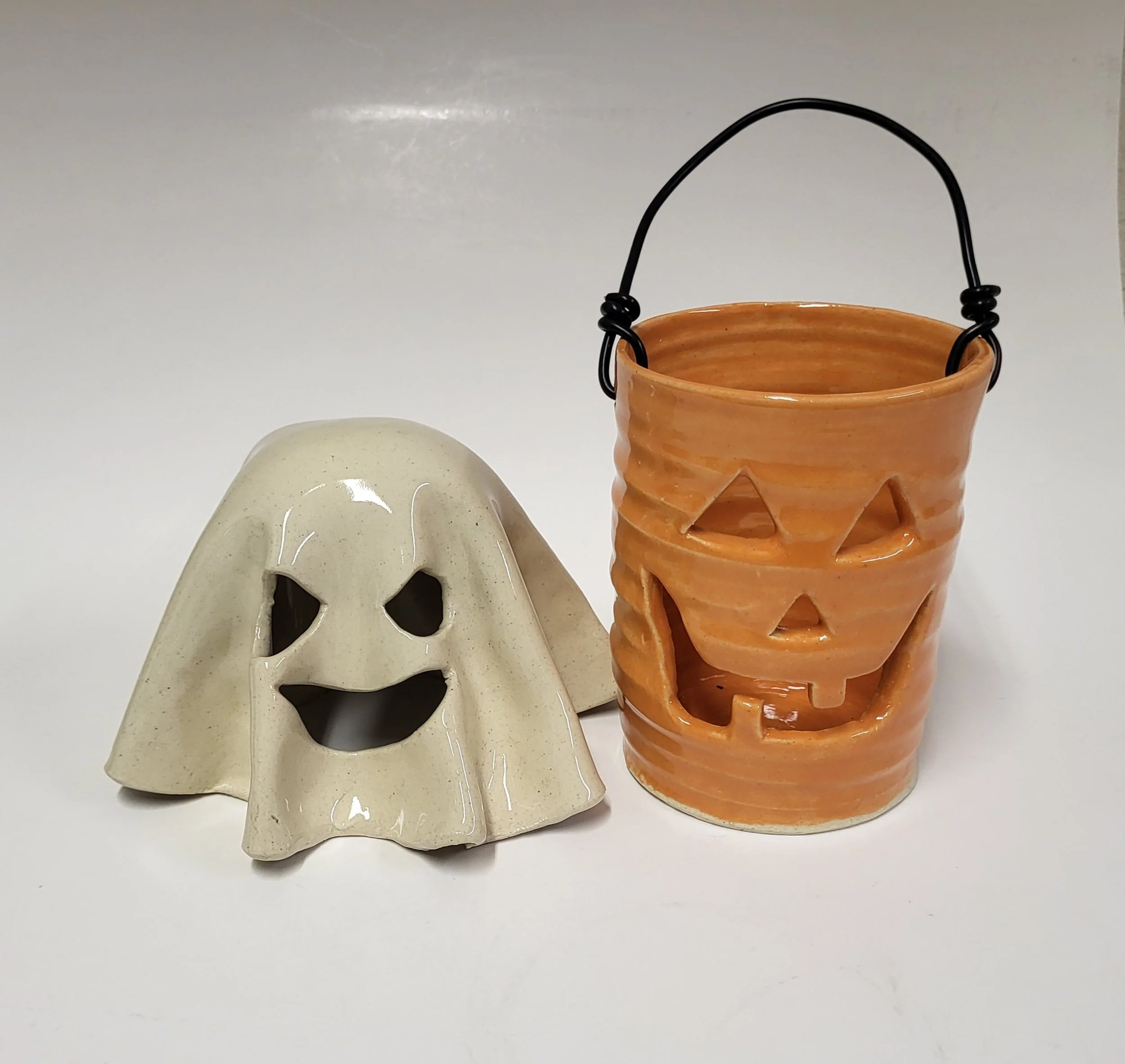 Jack-0-Lantern and Ghost Pottery Workshop with Ed