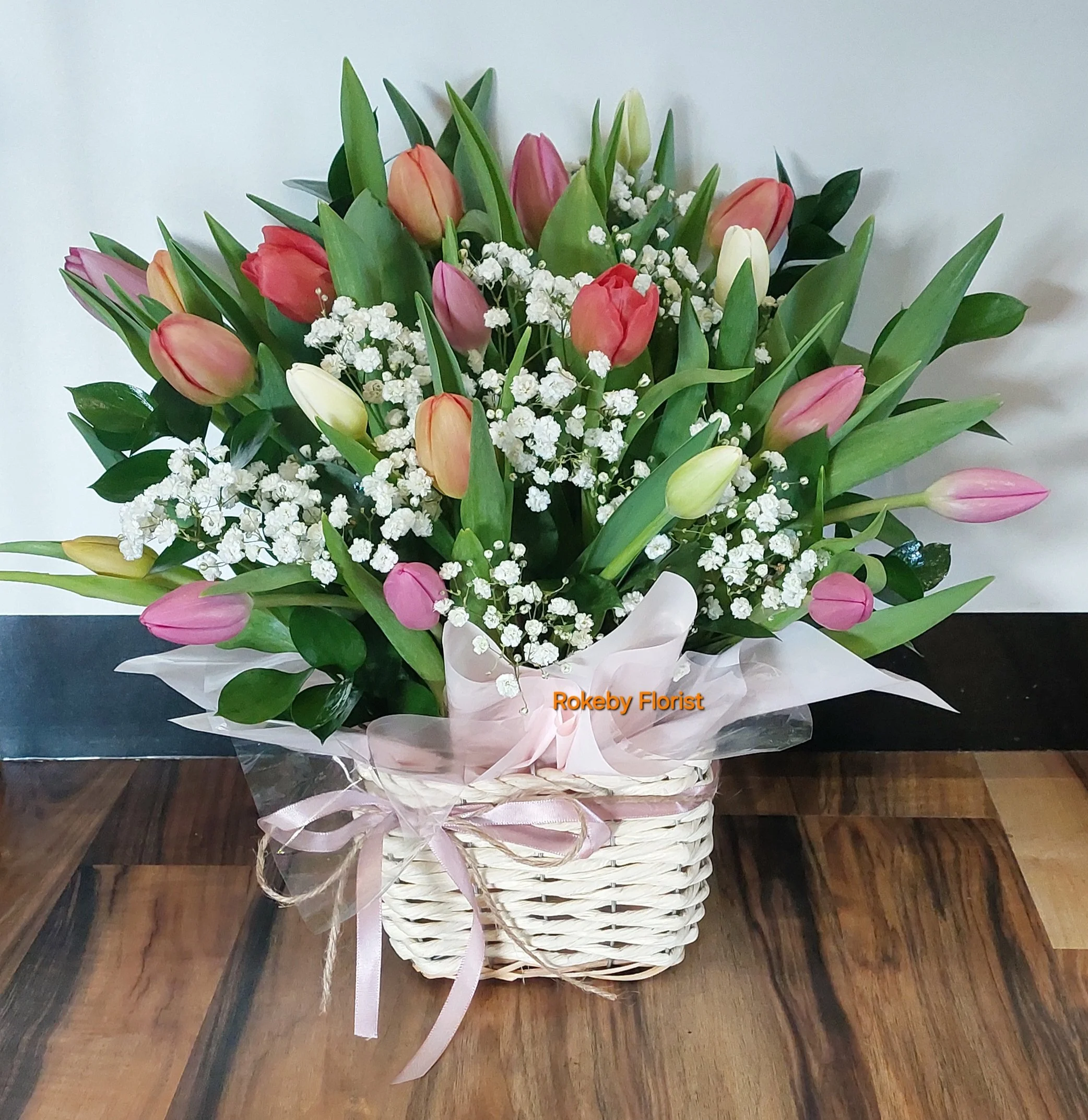 Tulips Basket