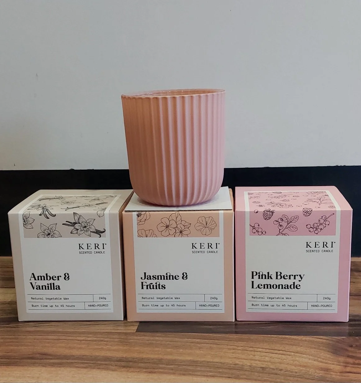 Keri Scented Candle ( Hand - Poured ) 240g