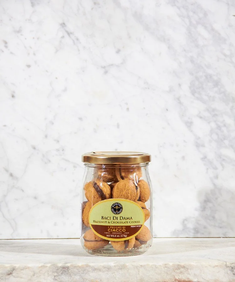 Baci di Dama - Hazelnut & Gianduja cookies (170g)