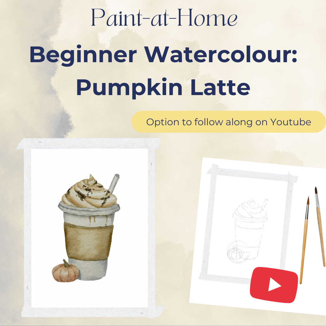 Pumpkin Latte Watercolour Tutorial – Beginner Friendly