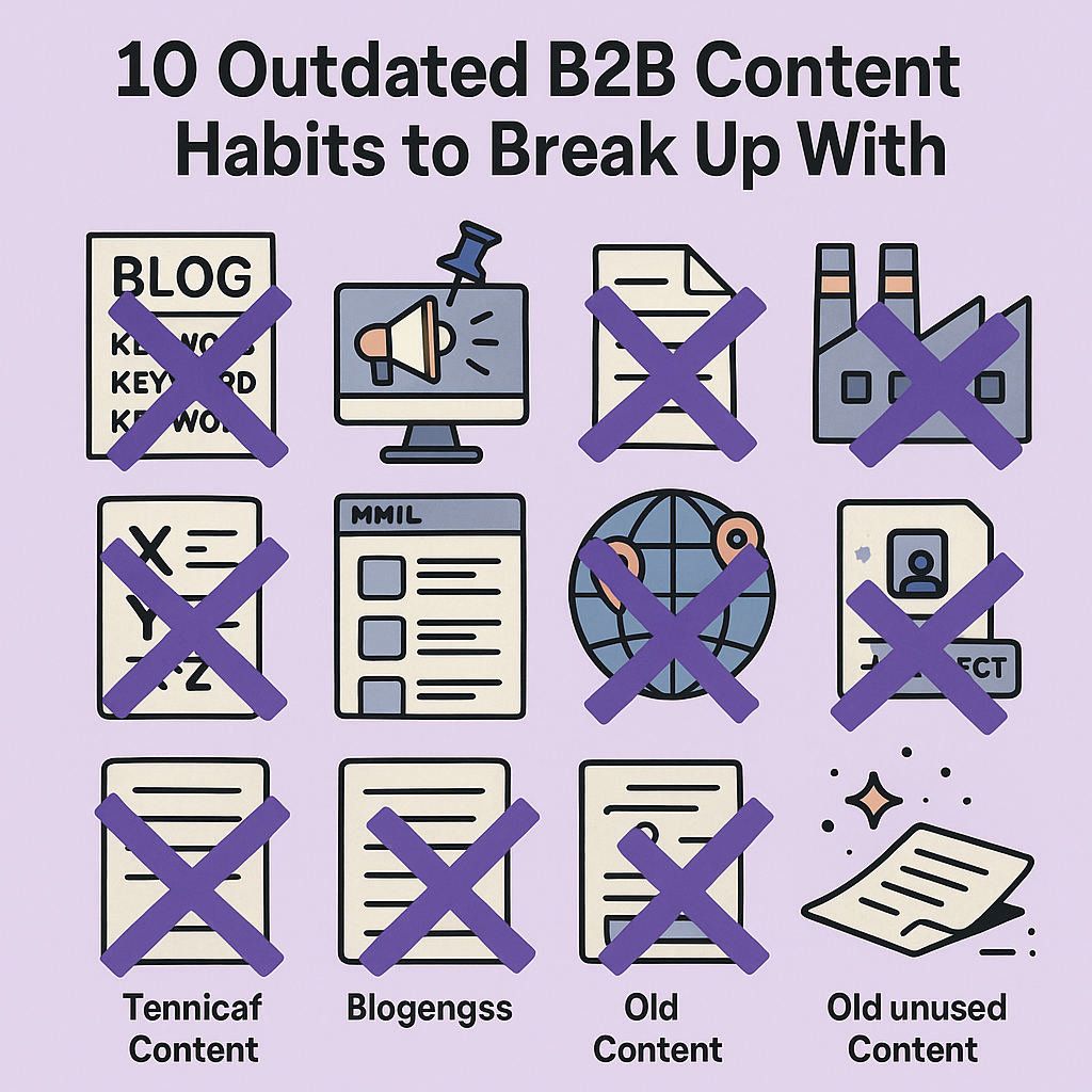10 Outdated B2B Content Habits to Break Up With (And a Few You Should Ghost Forever)