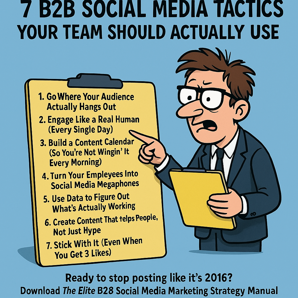 7 B2B Social Media Tactics Your Team Should Actually Use