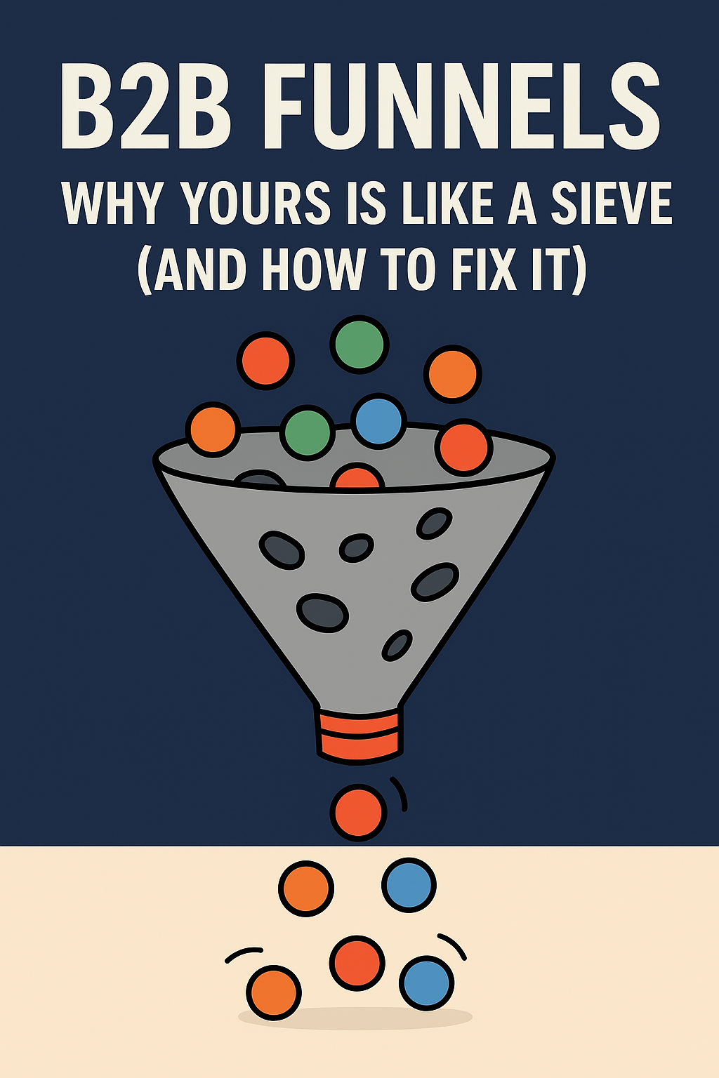 B2B Funnels: Why Yours Leaks Like a Sieve (and How to Plug It for Good)