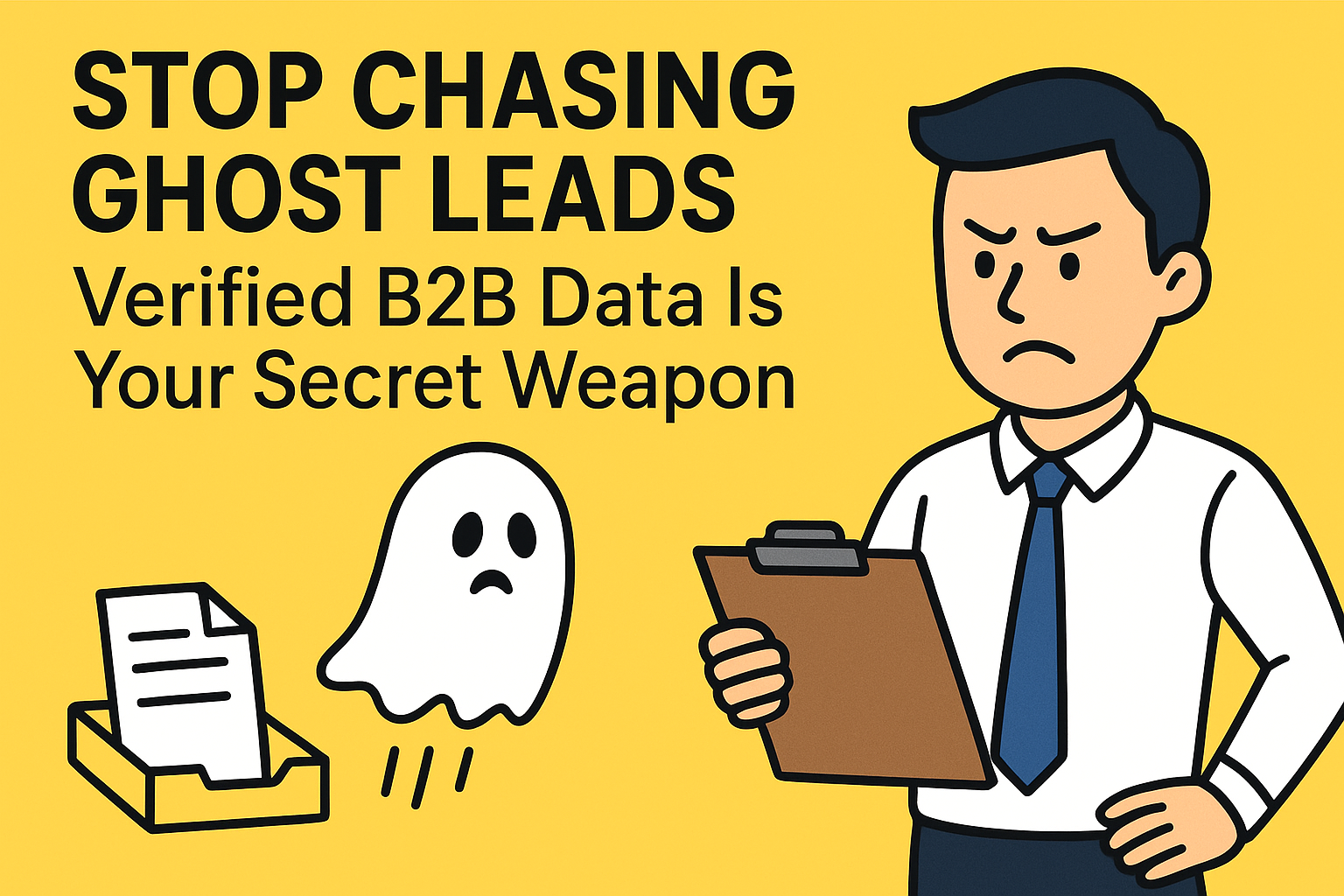 Stop Chasing Ghost Leads: Why Verified B2B Data Is Your Sales Team’s Secret Weapon