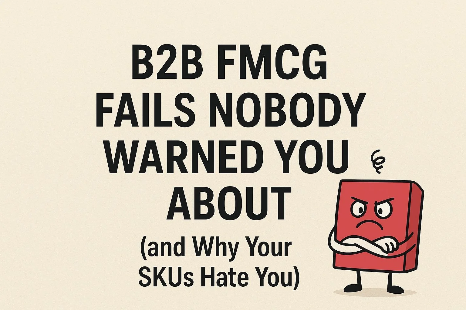 B2B FMCG Fails Nobody Warned You About (and Why Your SKUs Hate You)