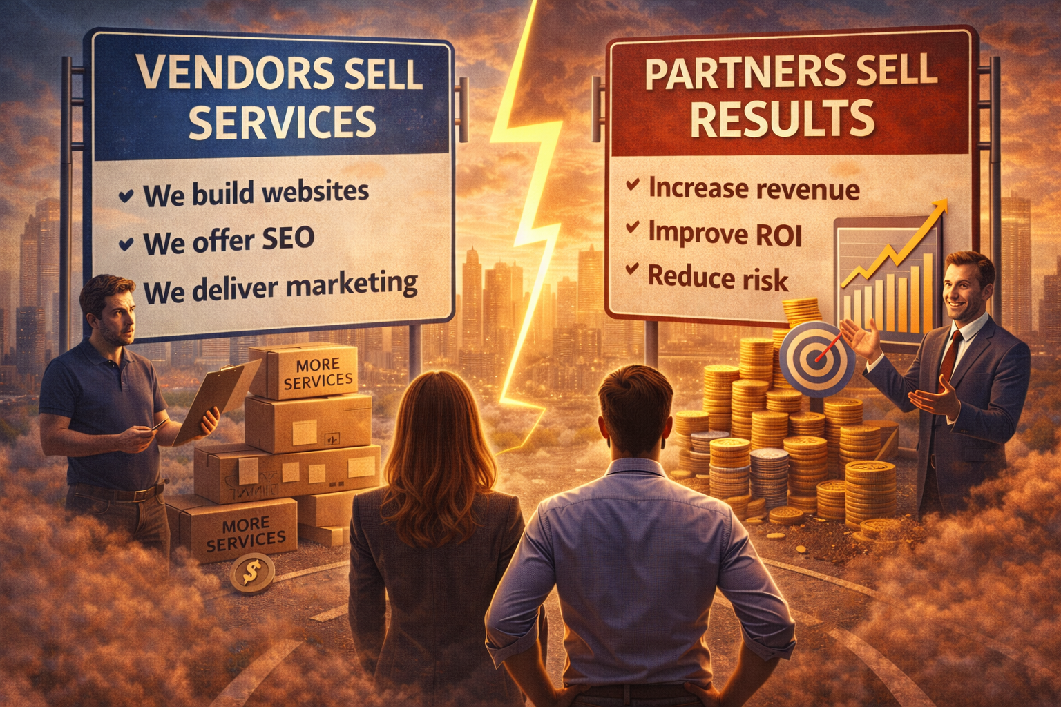 Stop Selling Services. Start Selling Results