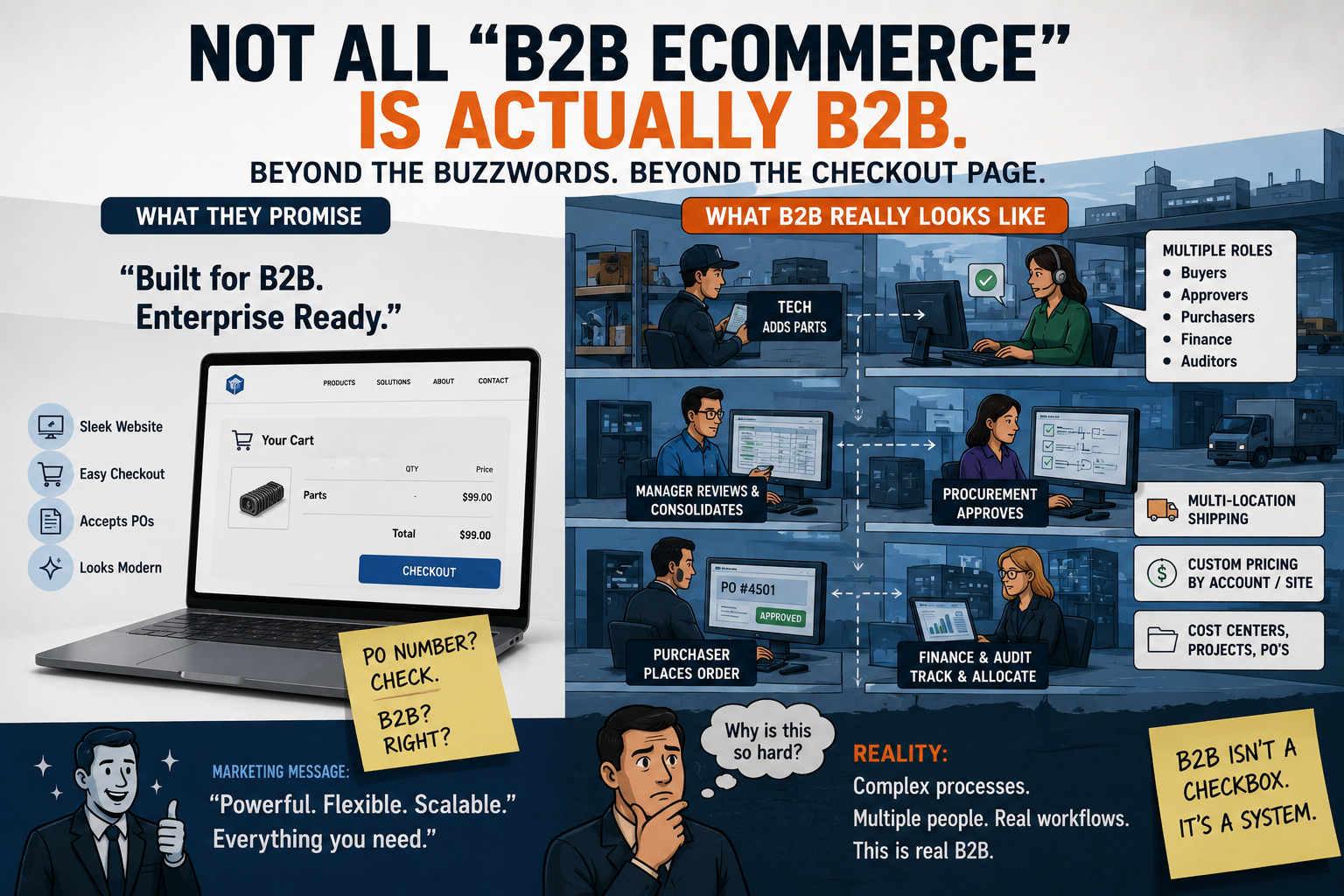 Why “B2B Ecommerce” Is Harder Than Most Platforms Admit
