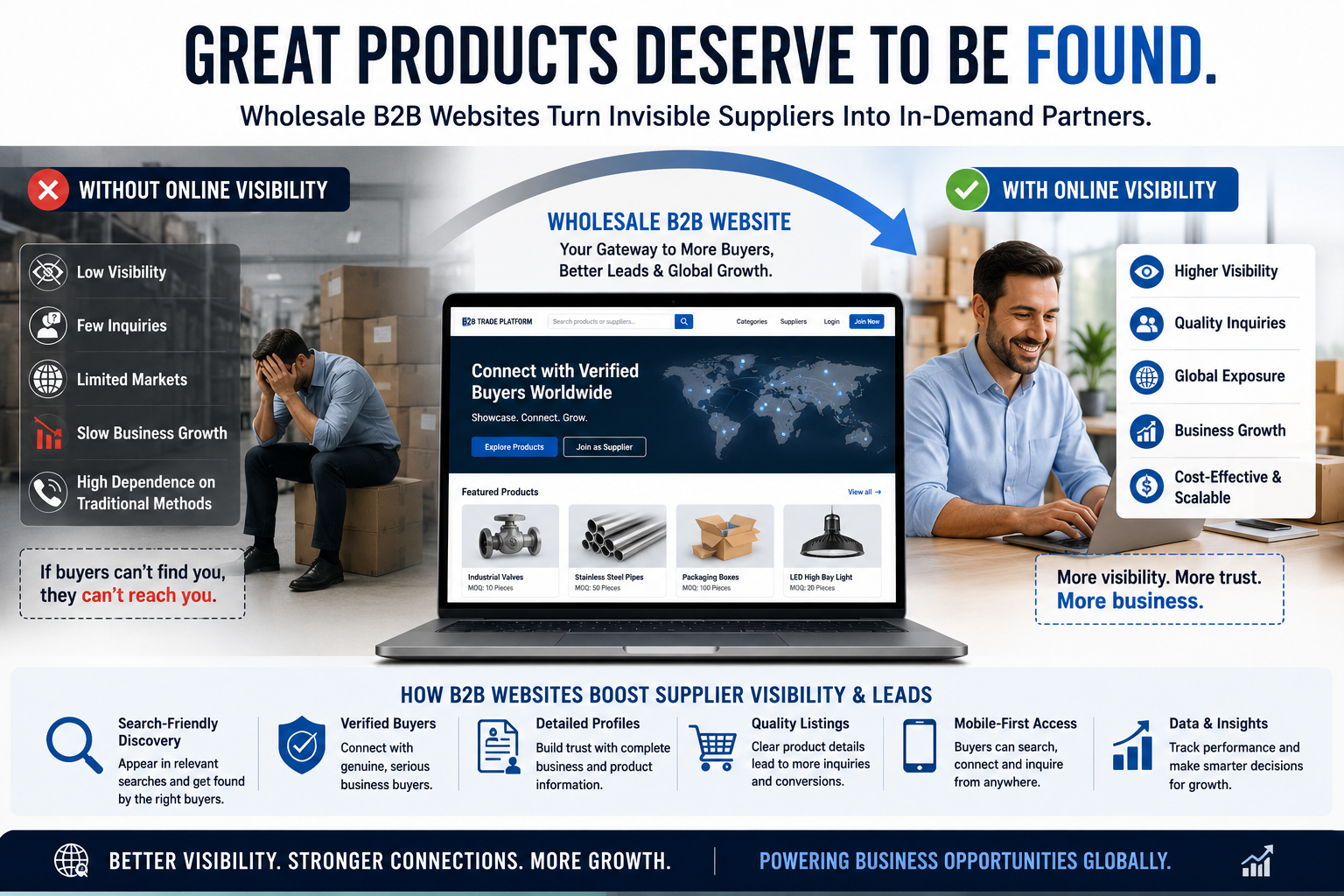 Why Great Suppliers Stay Invisible (And How B2B Marketplaces Fix It)
