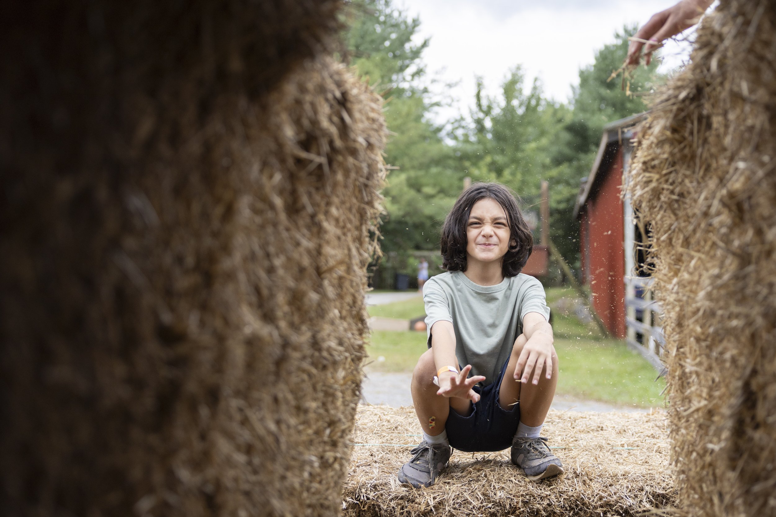 BLUEMONT, Va. — Wild & Free members gather at Great Country Farms on Sept. 18, 2026, using tickets they received for participating in the Loudoun County Summer Reading Program. (Liz Helgesen)